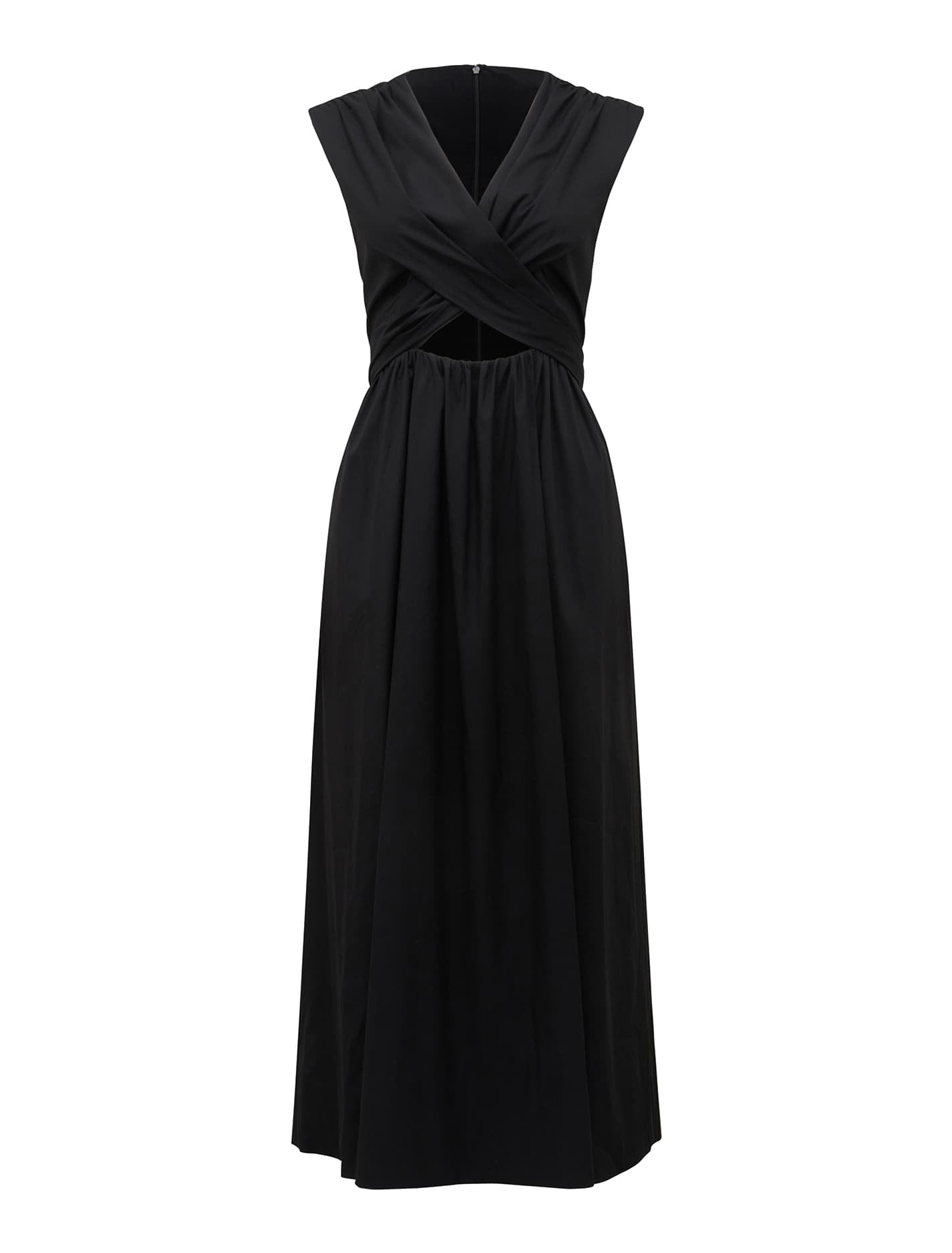 Becky Twisted Dress Black_mannequin