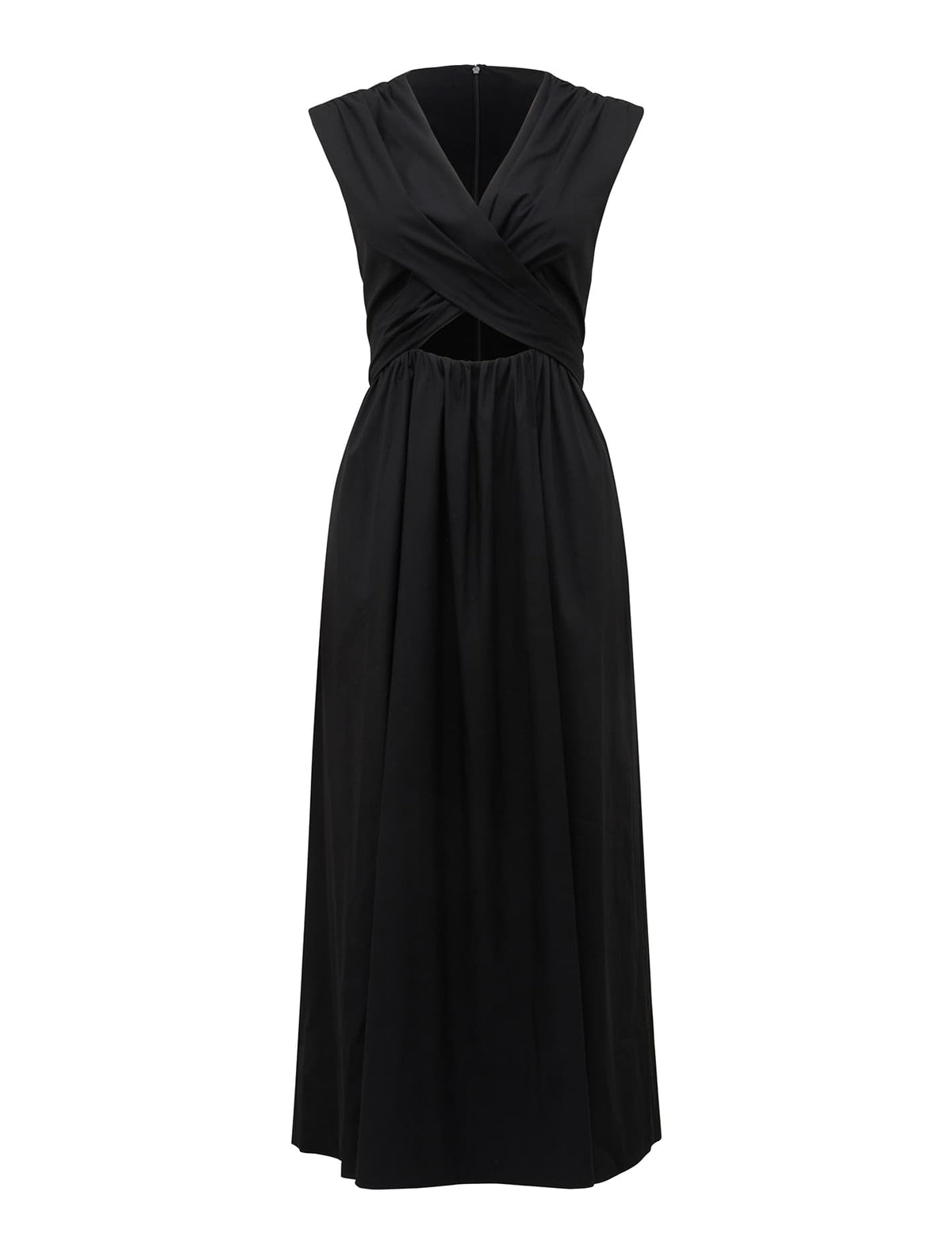 Becky Twisted Dress Black_mannequin
