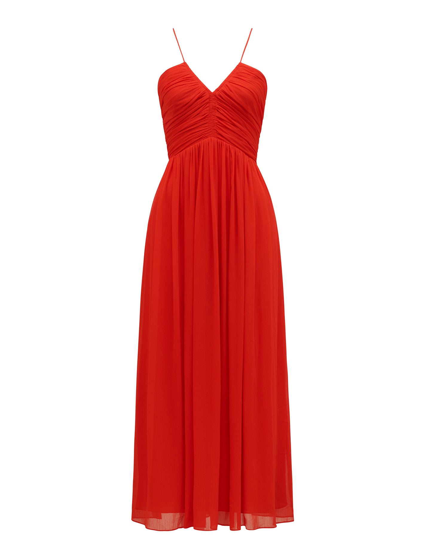 Nakita Ruched Bodice Maxi Candy Apple Red_mannequin