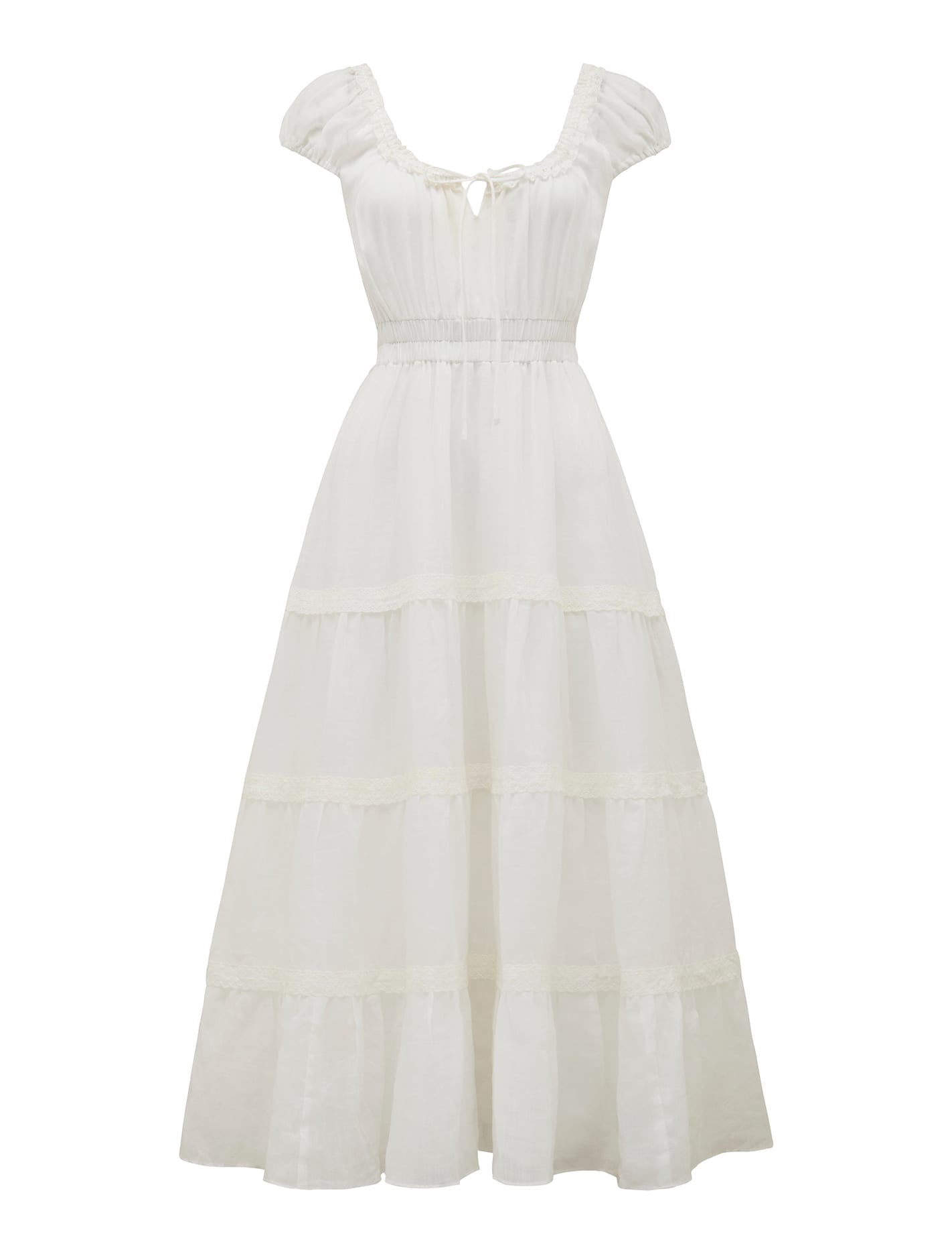 Tuscany Trim Detail Midi Porcelain_mannequin