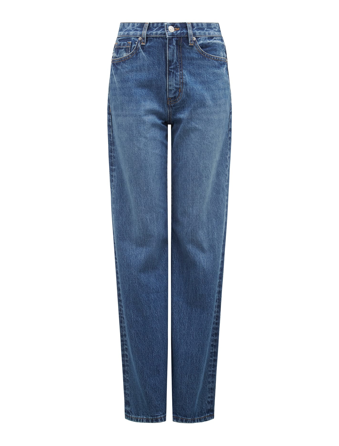 Sky Straight Leg Jean Mid Wash_mannequin
