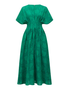 Eve Jacquard Seam Midi Mayan Jade_mannequin