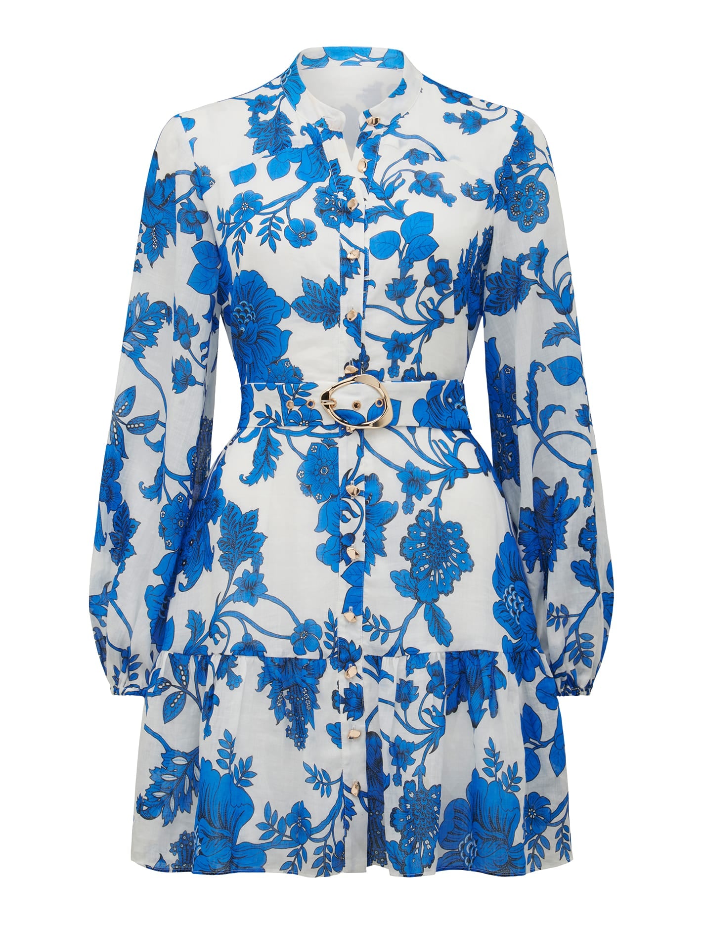 Aurora Mini Skater Large Blue Leila Chintz_mannequin