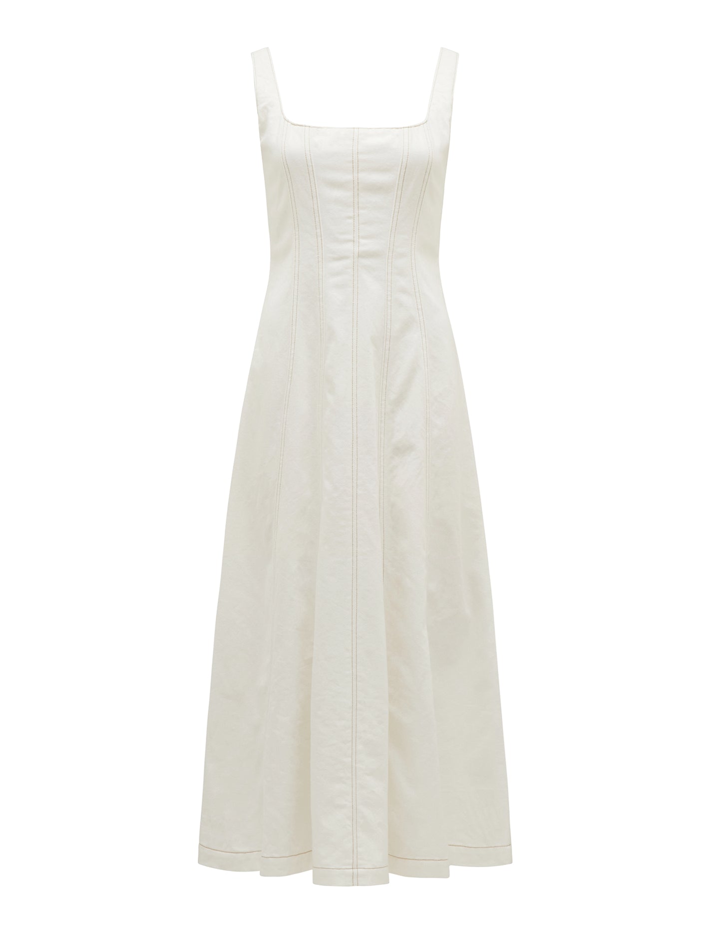 Amelia Denim Dress Porcelain_mannequin