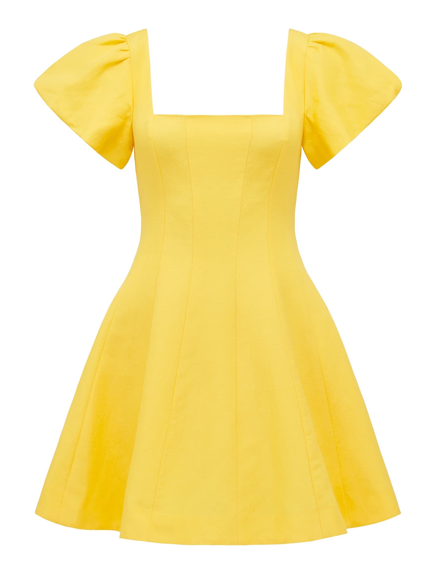 Josie Petite Square Neck Mini Aspen Gold_mannequin