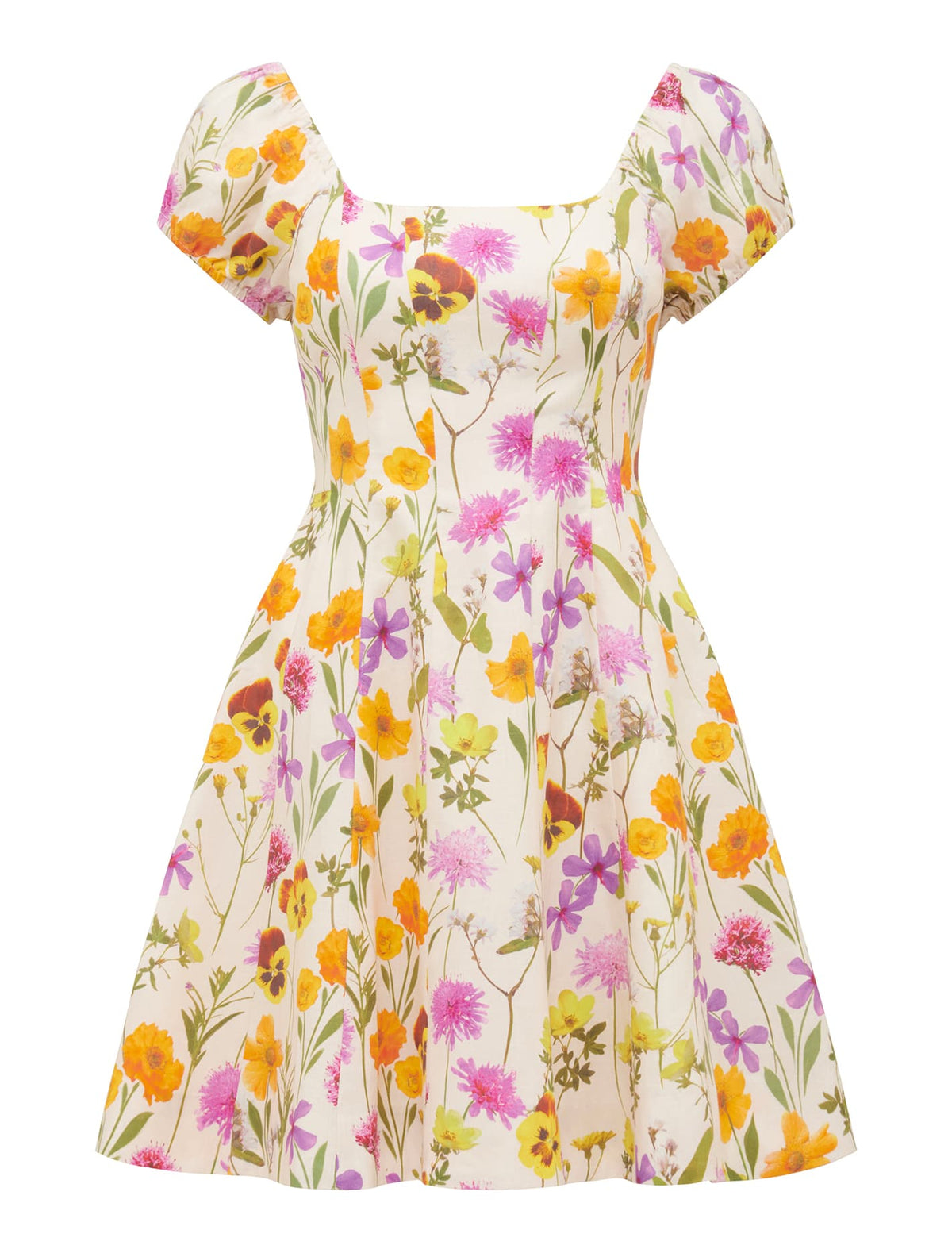 Bondi Seam Detail Mini Corlett Floral_mannequin