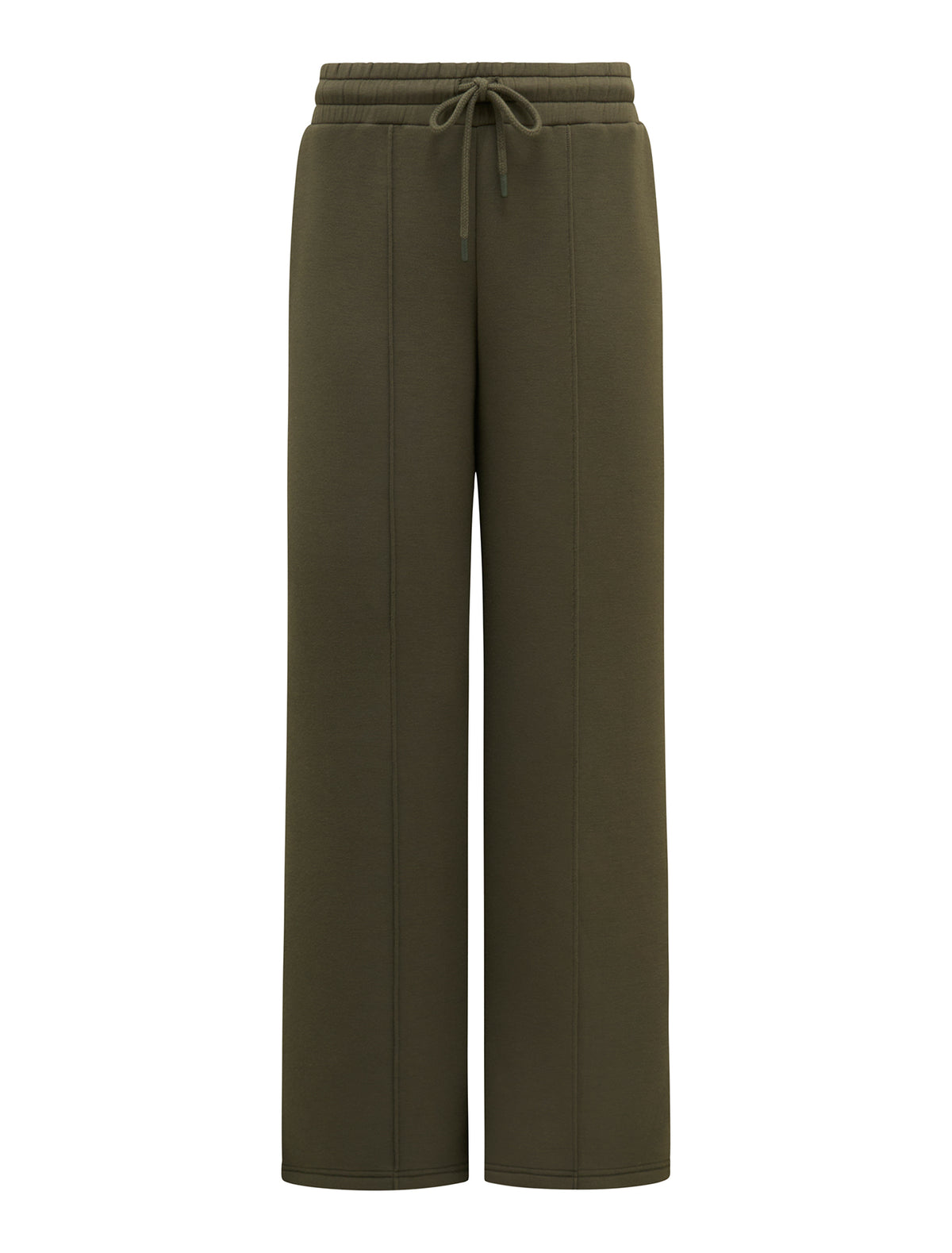 Tiana Wide Leg Sweatpants Olive Green_mannequin