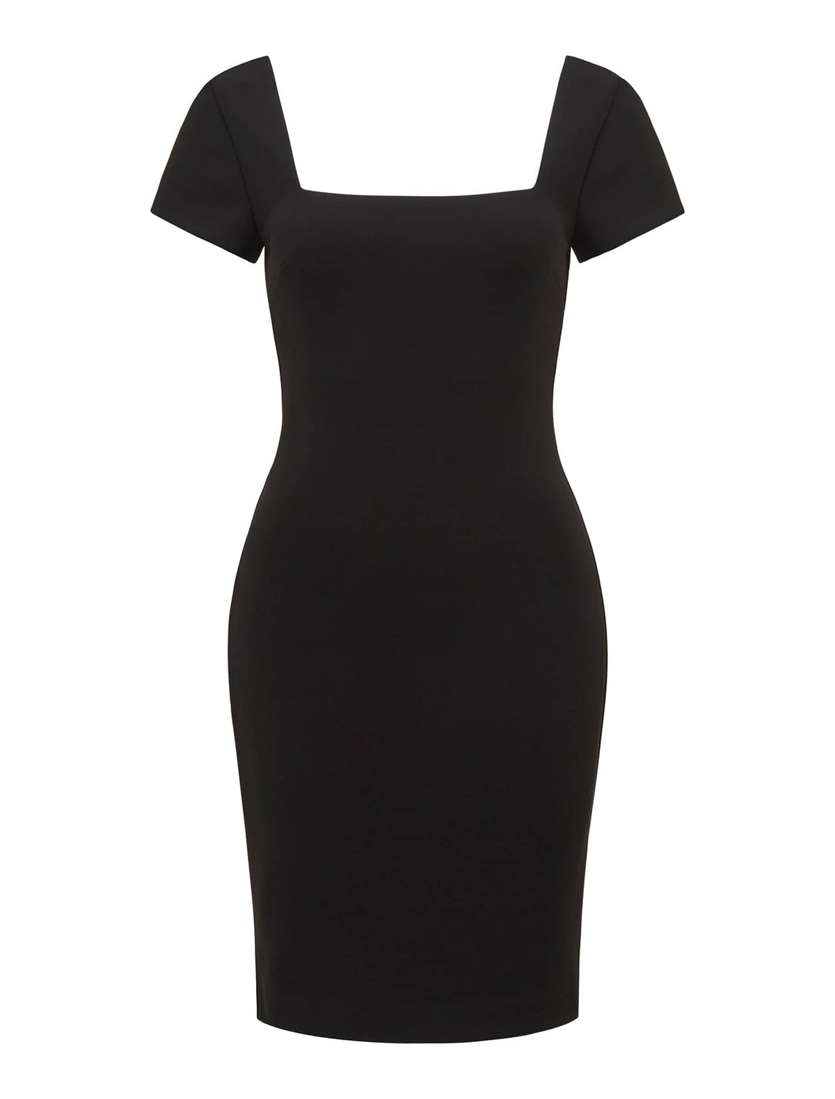 Kirsten Short Bodycon Dress Black_mannequin