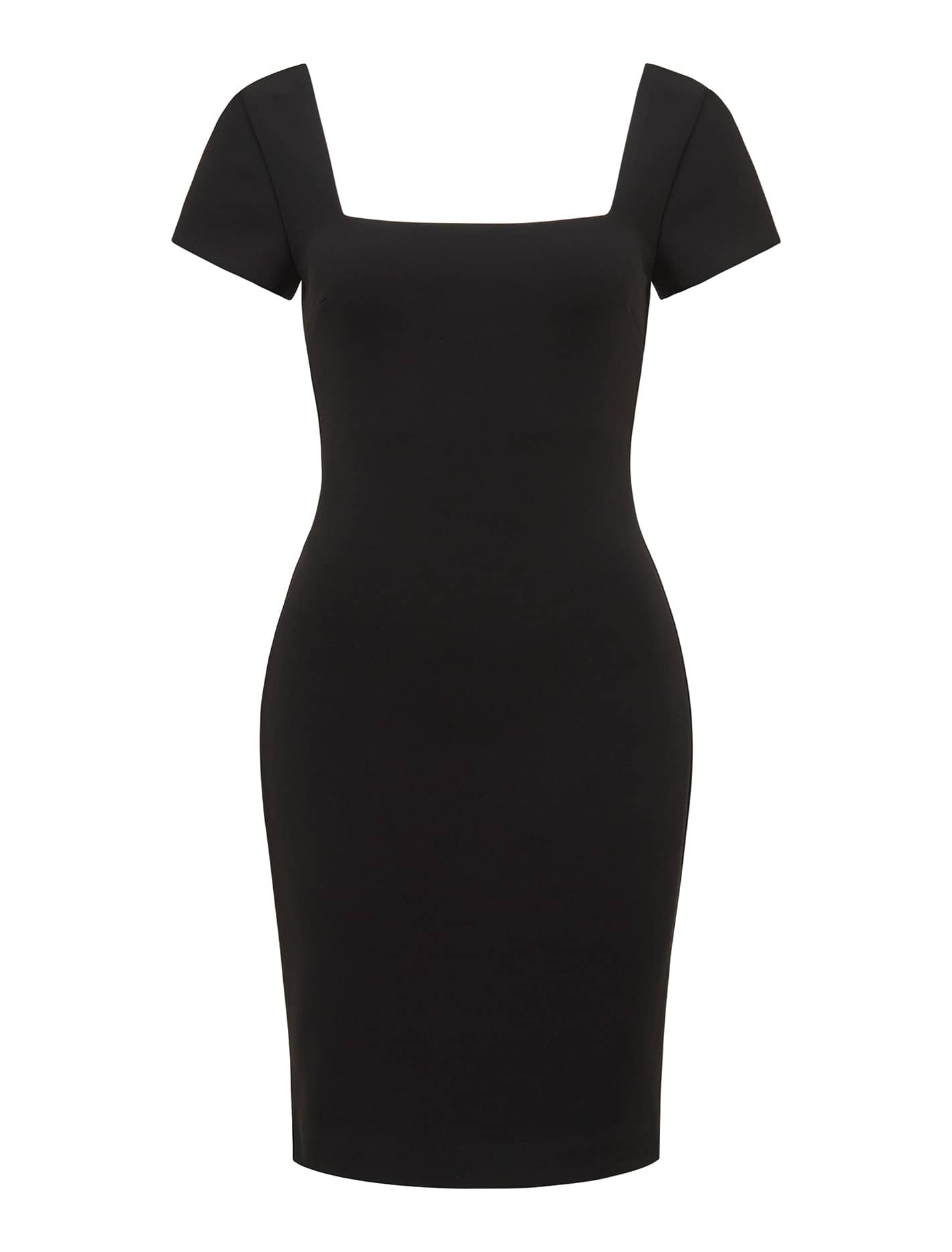 Kirsten Short Bodycon Dress Black_mannequin