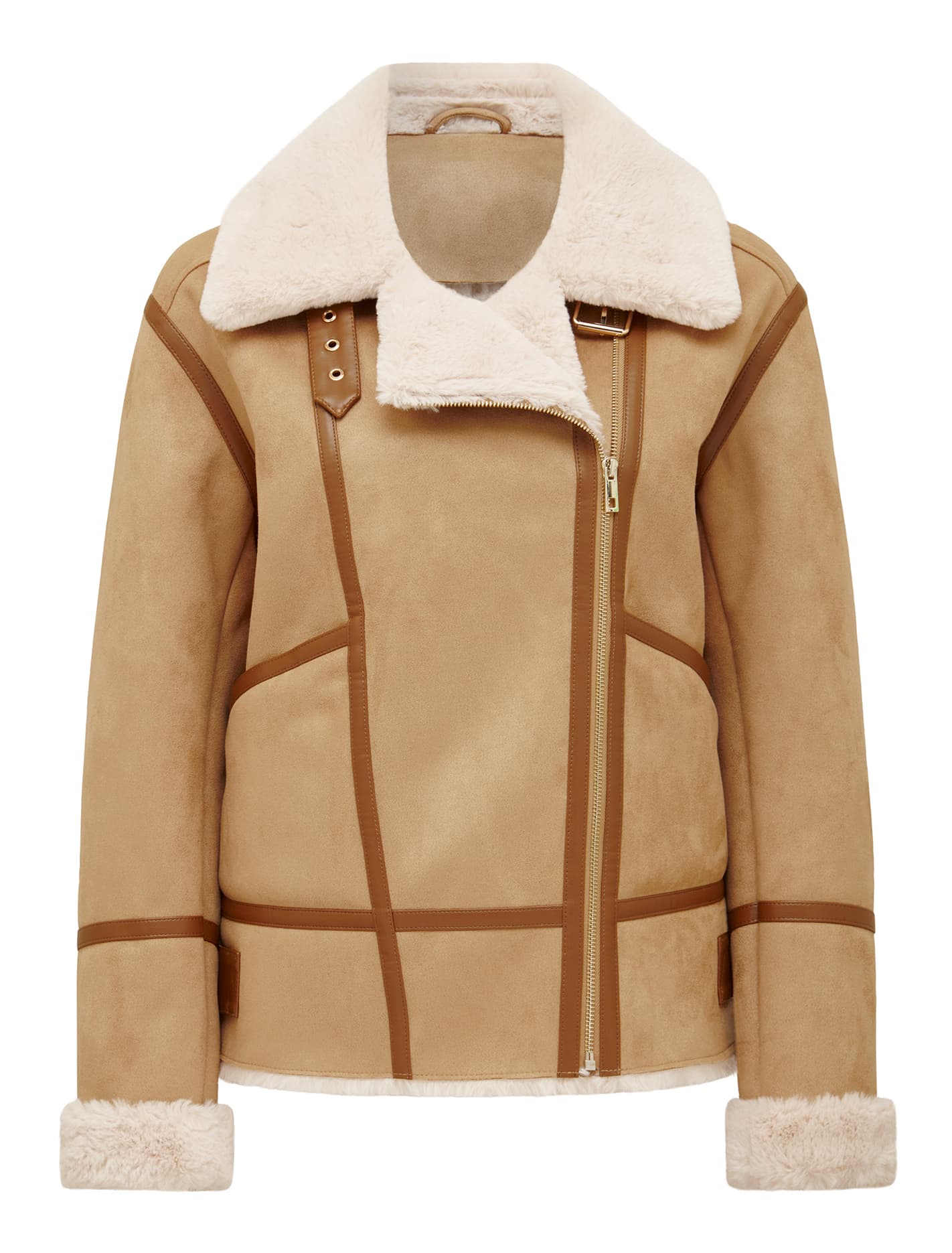 Jen Aviator Jacket Camel_mannequin