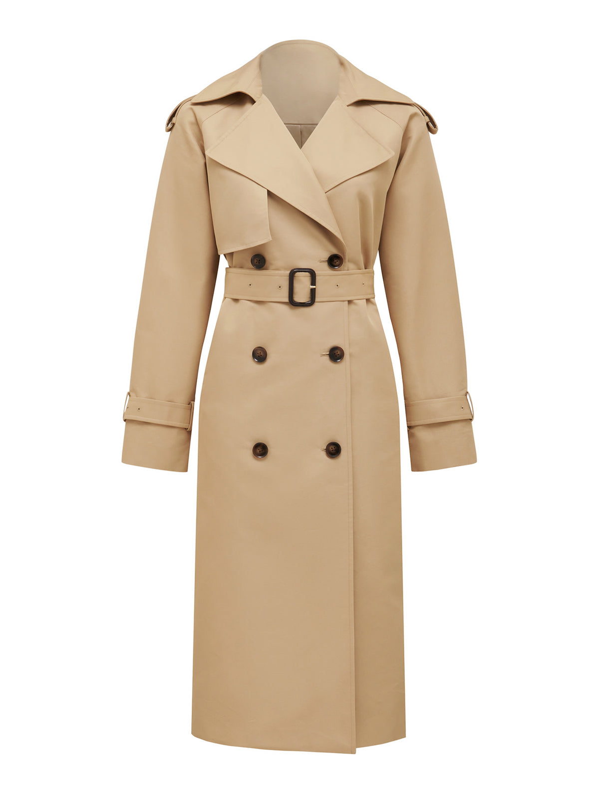 Melissa Fashion Trench Coat Beige_mannequin