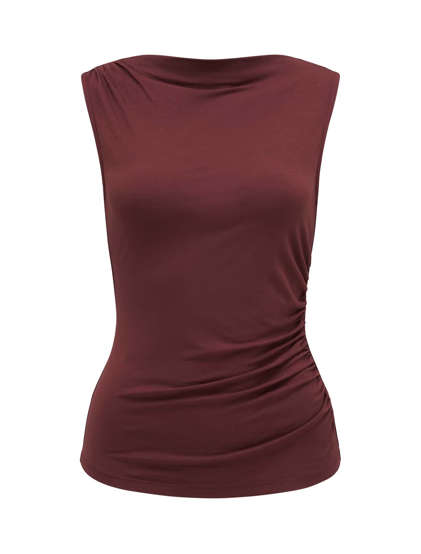 Belle Gathered Top Imperial Port_mannequin