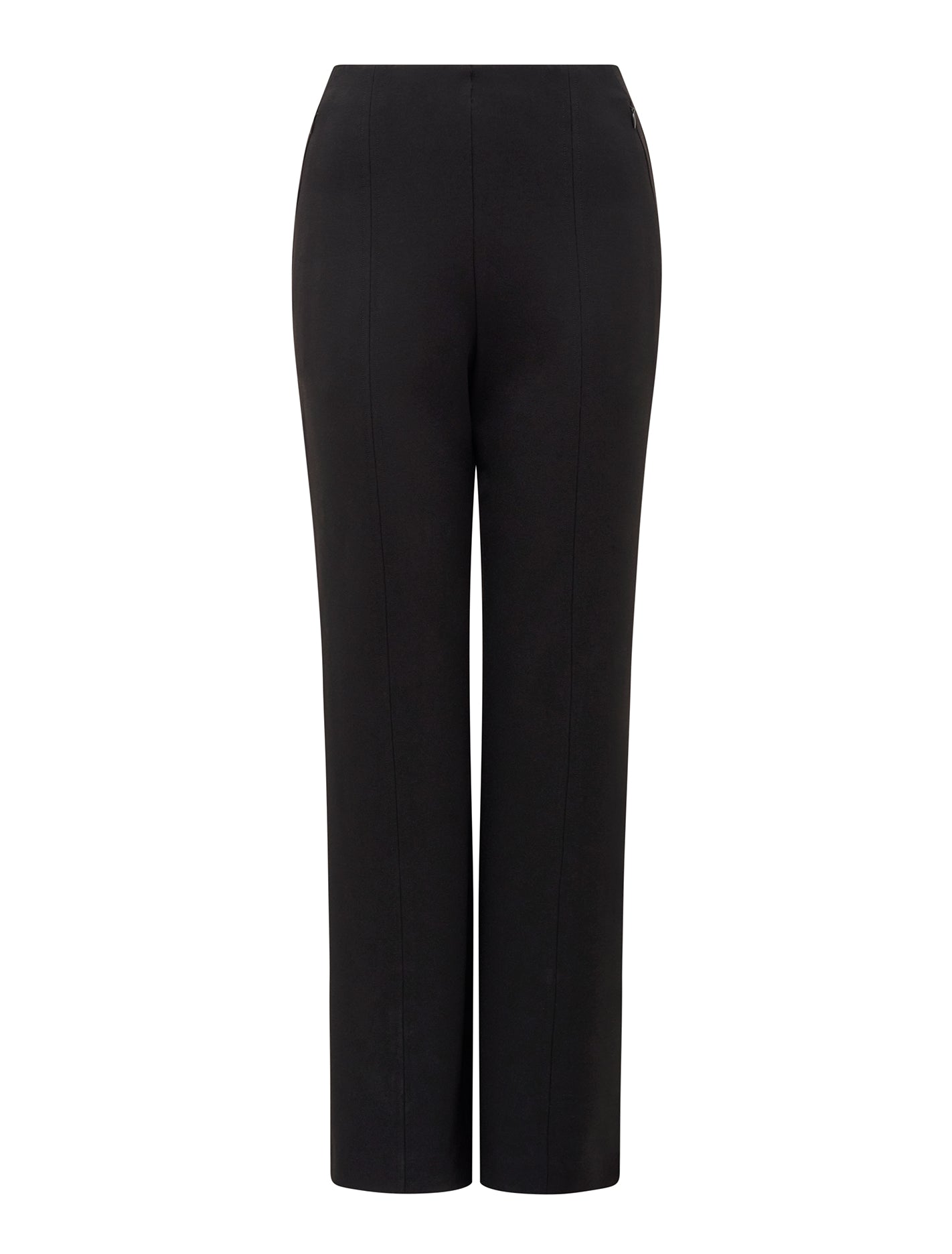Percy Crop Ponte Pant Black_mannequin