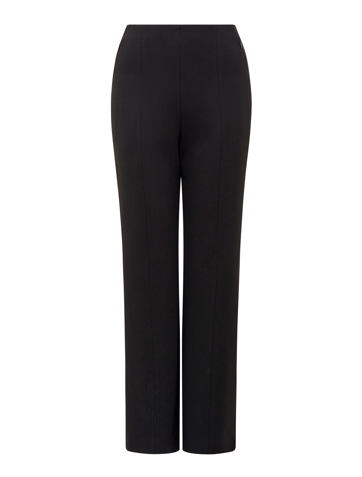 Percy Crop Ponte Pant Black_mannequin