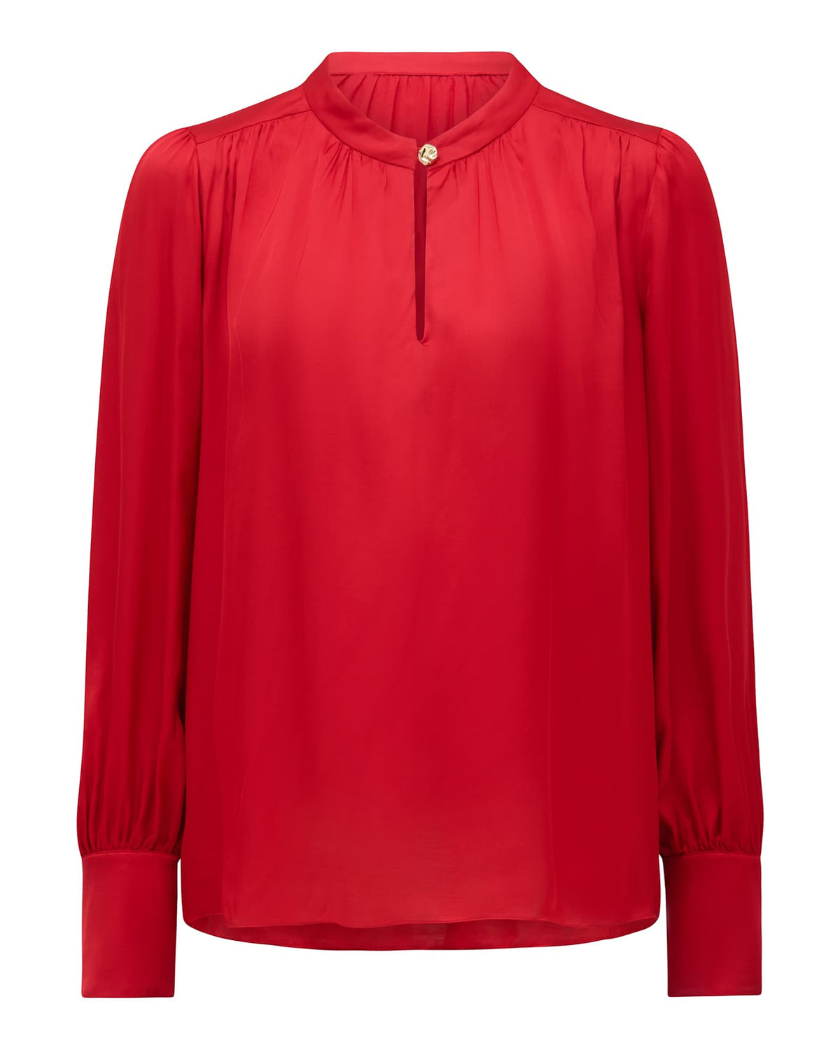 Kai Gathered Detail Blouse Salsa_mannequin