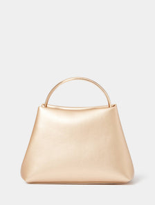 Signature Mackenzie Metal-Handle Mini Bag Gold_mannequin