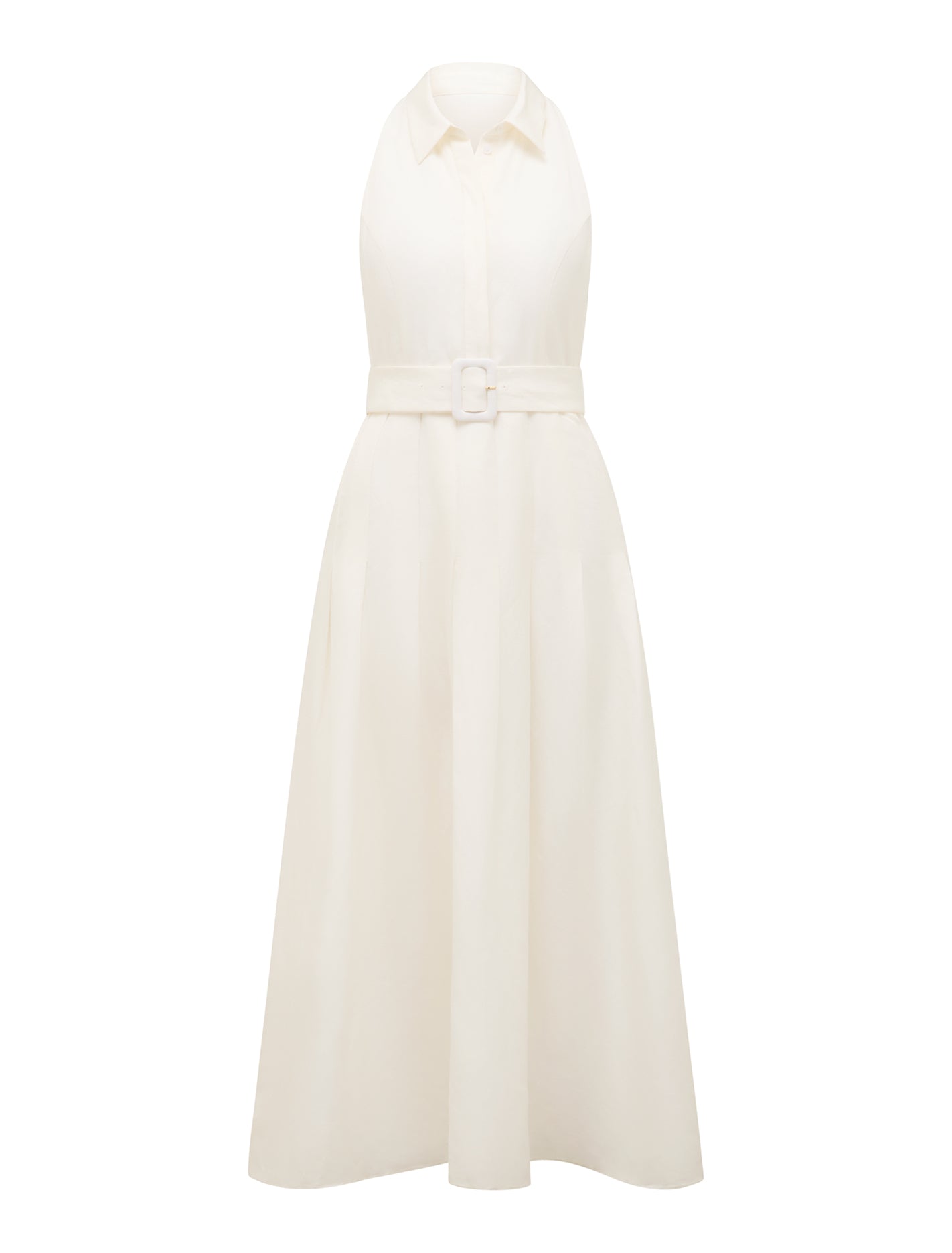 Lindsey Linen Tennis Dress Porcelain_mannequin
