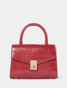 Hattie Hardware Mini Bag Cardinal Red_mannequin