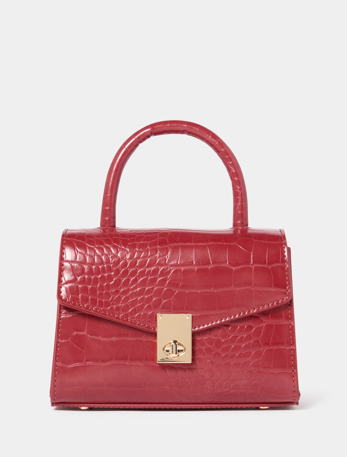Hattie Hardware Mini Bag Cardinal Red_mannequin