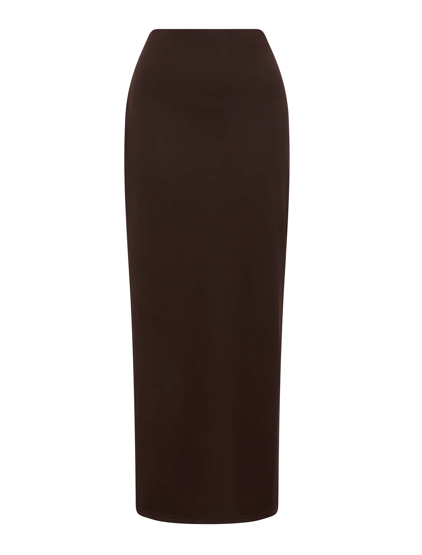 Mia Mesh Maxi Skirt Chocolate Co-ord_mannequin