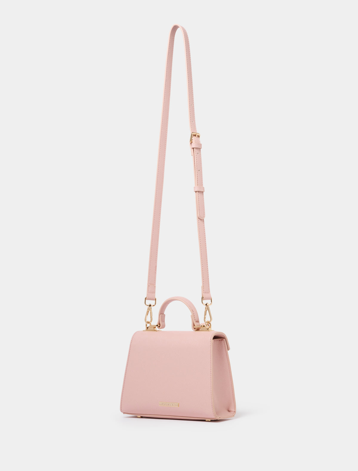 Tala Top Handle Lock Bag Rose_mannequin