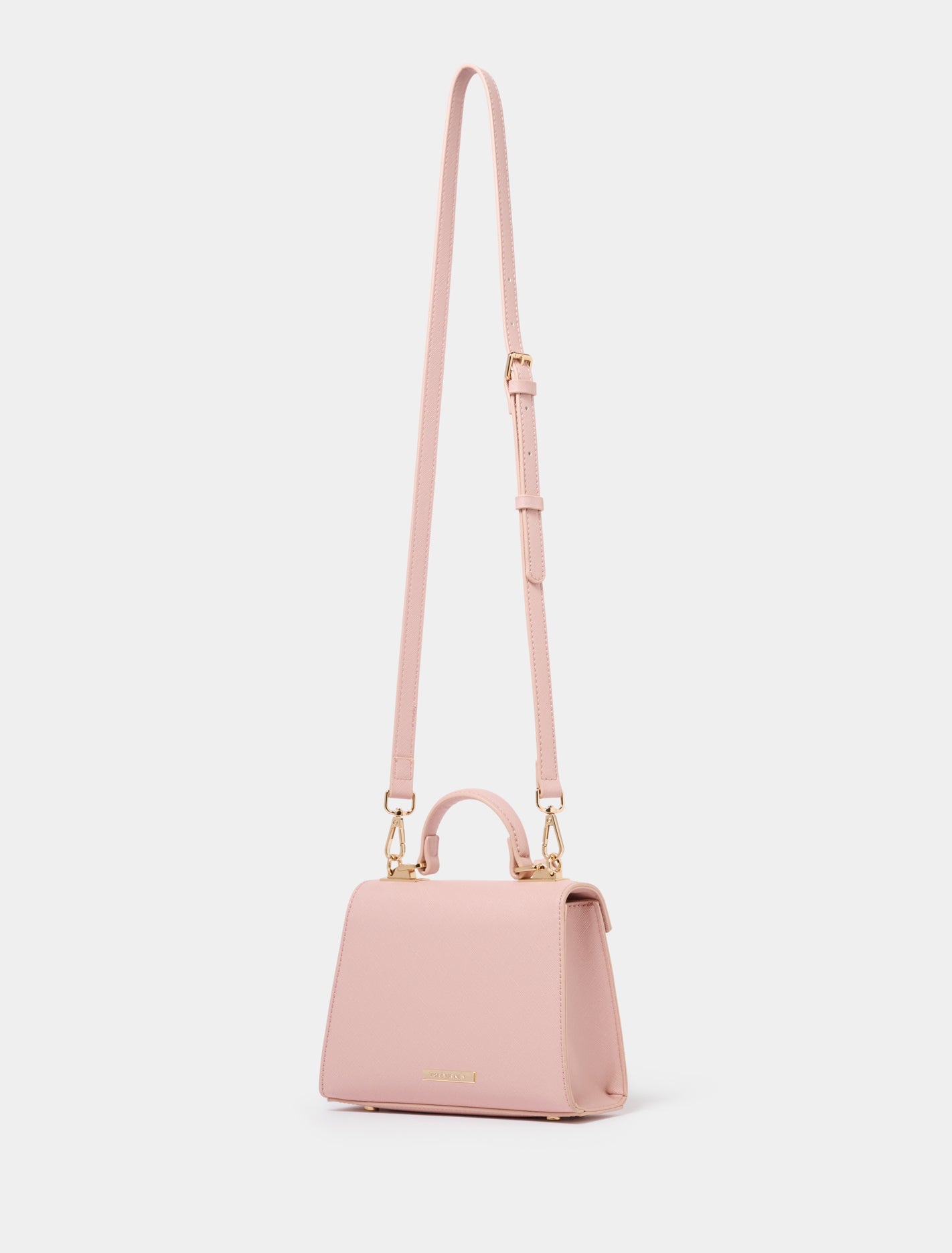 Tala Top Handle Lock Bag Rose_mannequin