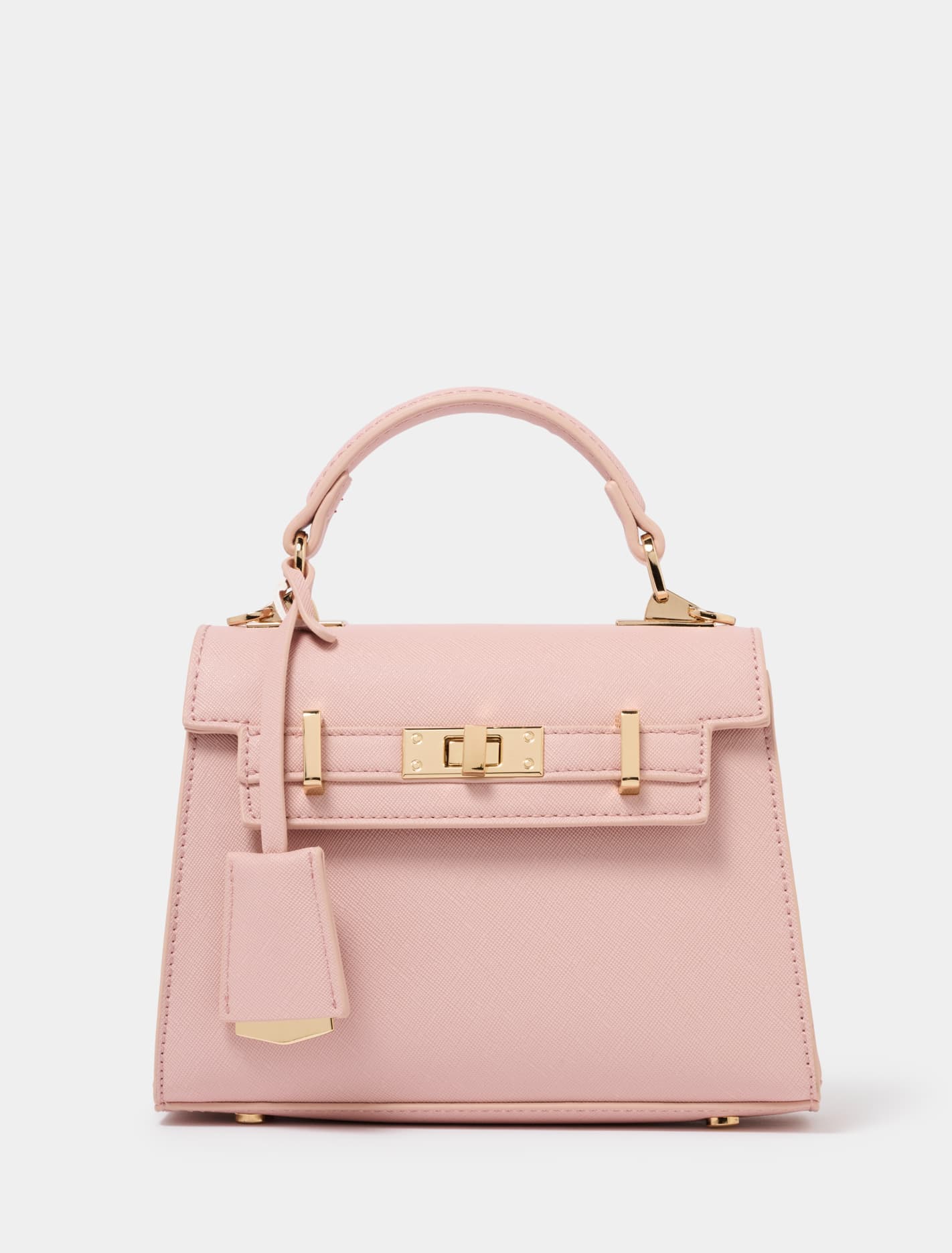 Tala Top Handle Lock Bag Rose_mannequin