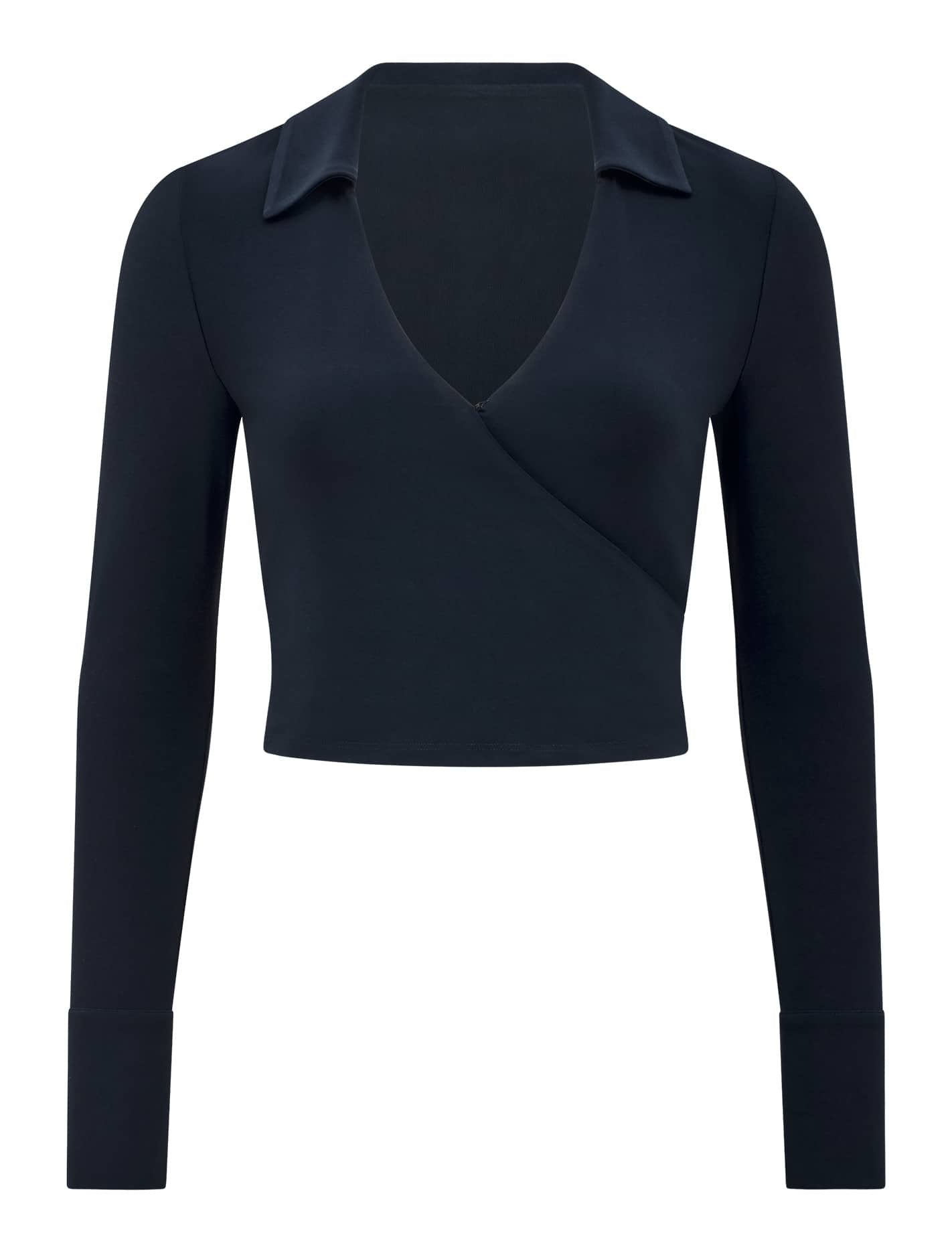Matisse Wrap Top Royal Navy_mannequin