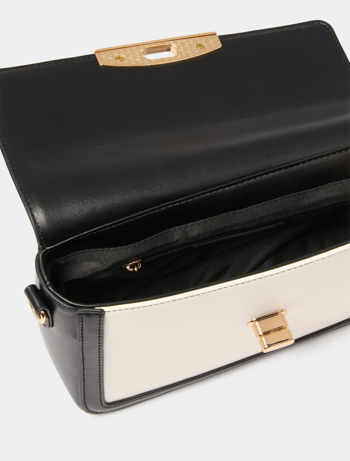 Charlene Crossbody Bag Black / Ivory_mannequin