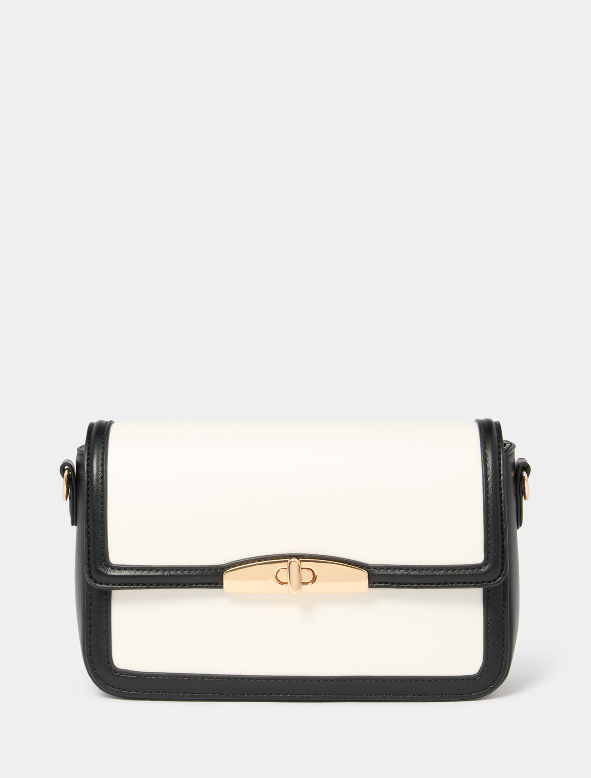 Charlene Crossbody Bag Black / Ivory_mannequin