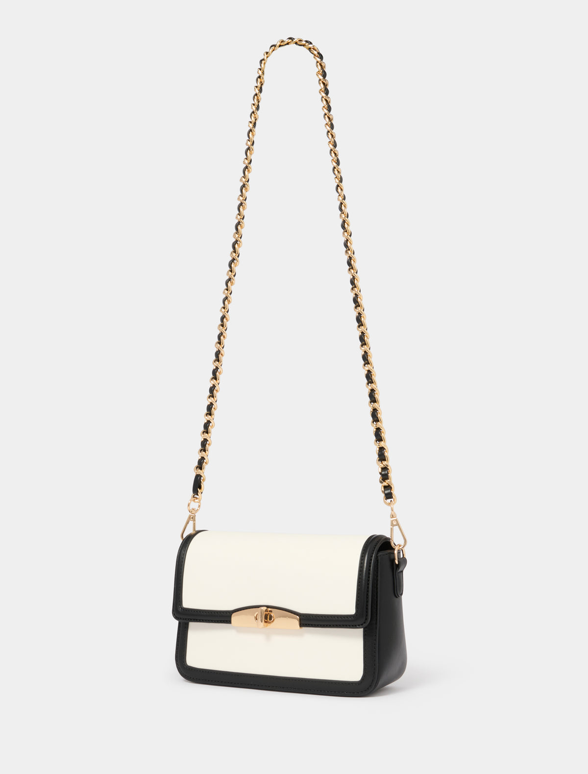 Charlene Crossbody Bag Black / Ivory_mannequin
