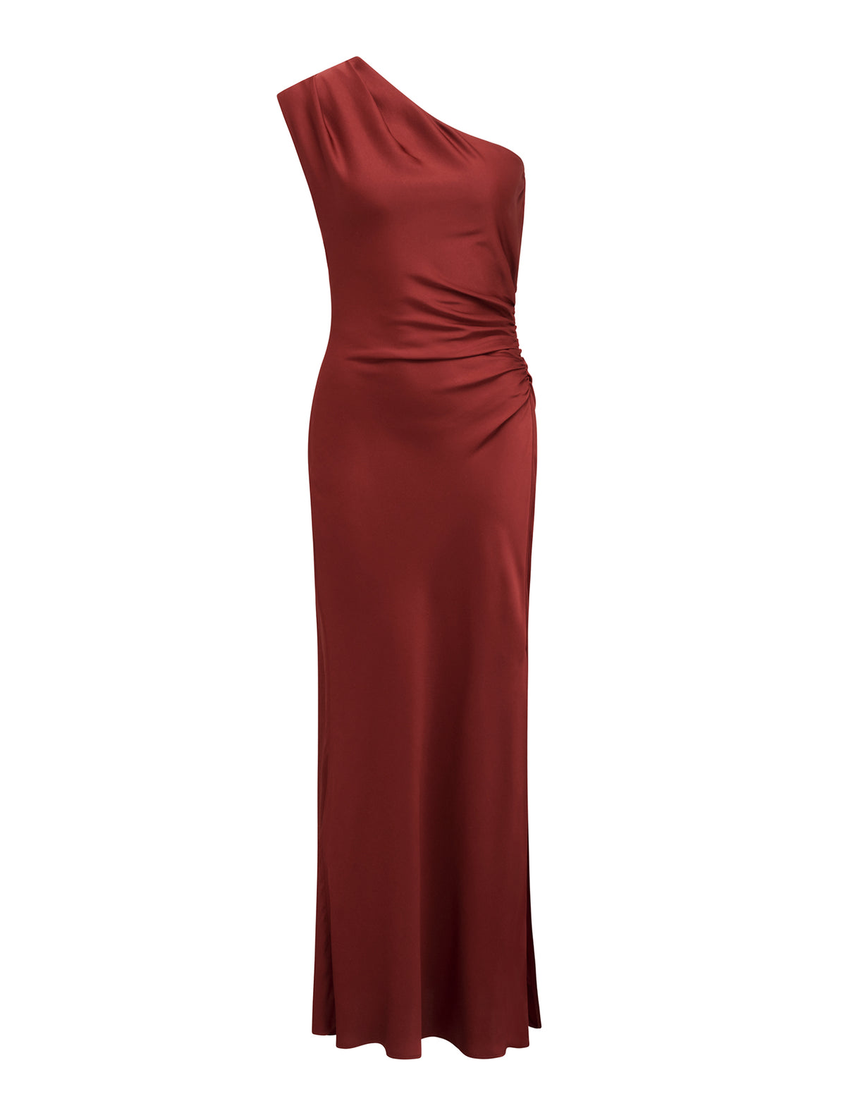 Asher One Shoulder Maxi Dress Shiraz_mannequin