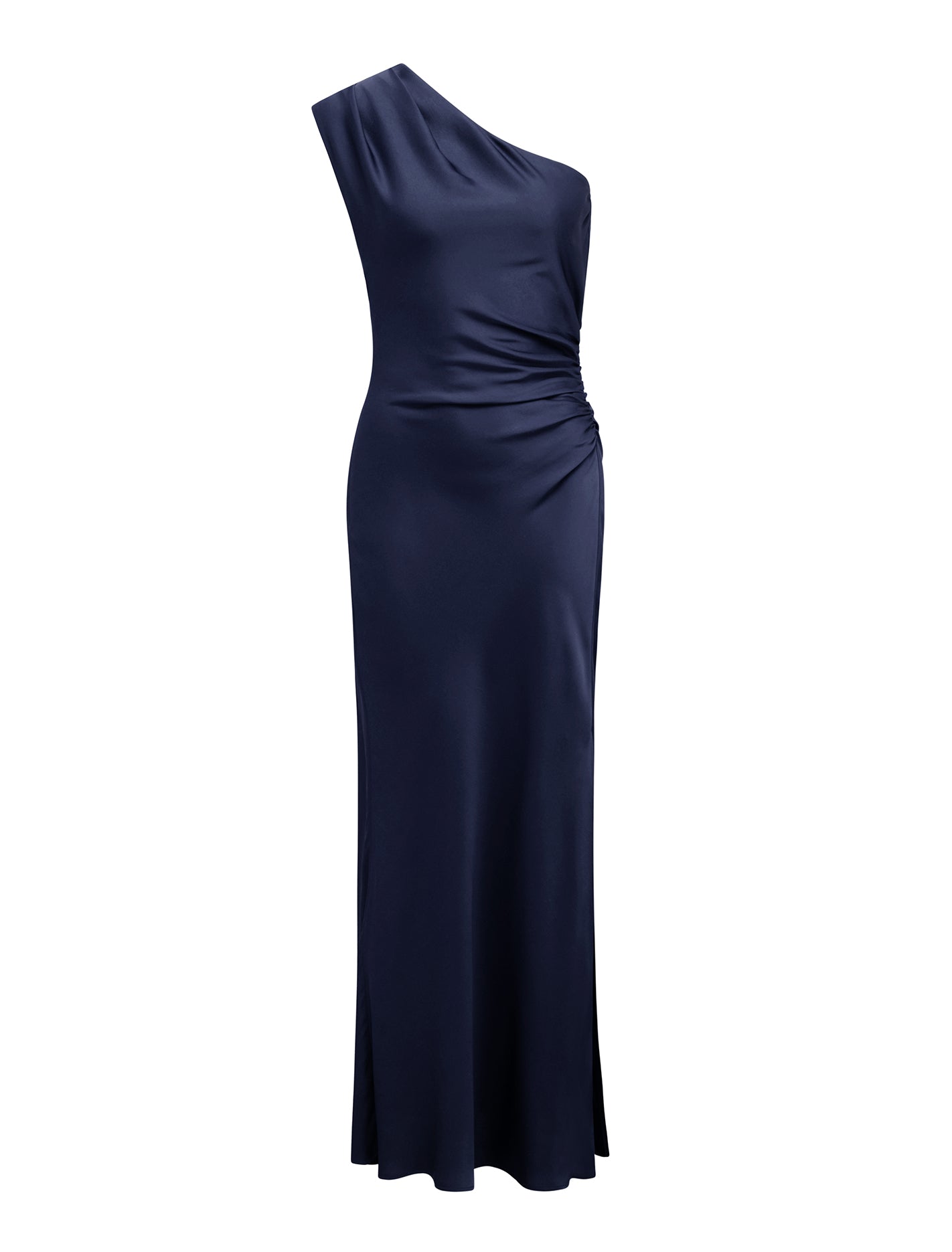 Asher One Shoulder Maxi Dress Navy_mannequin