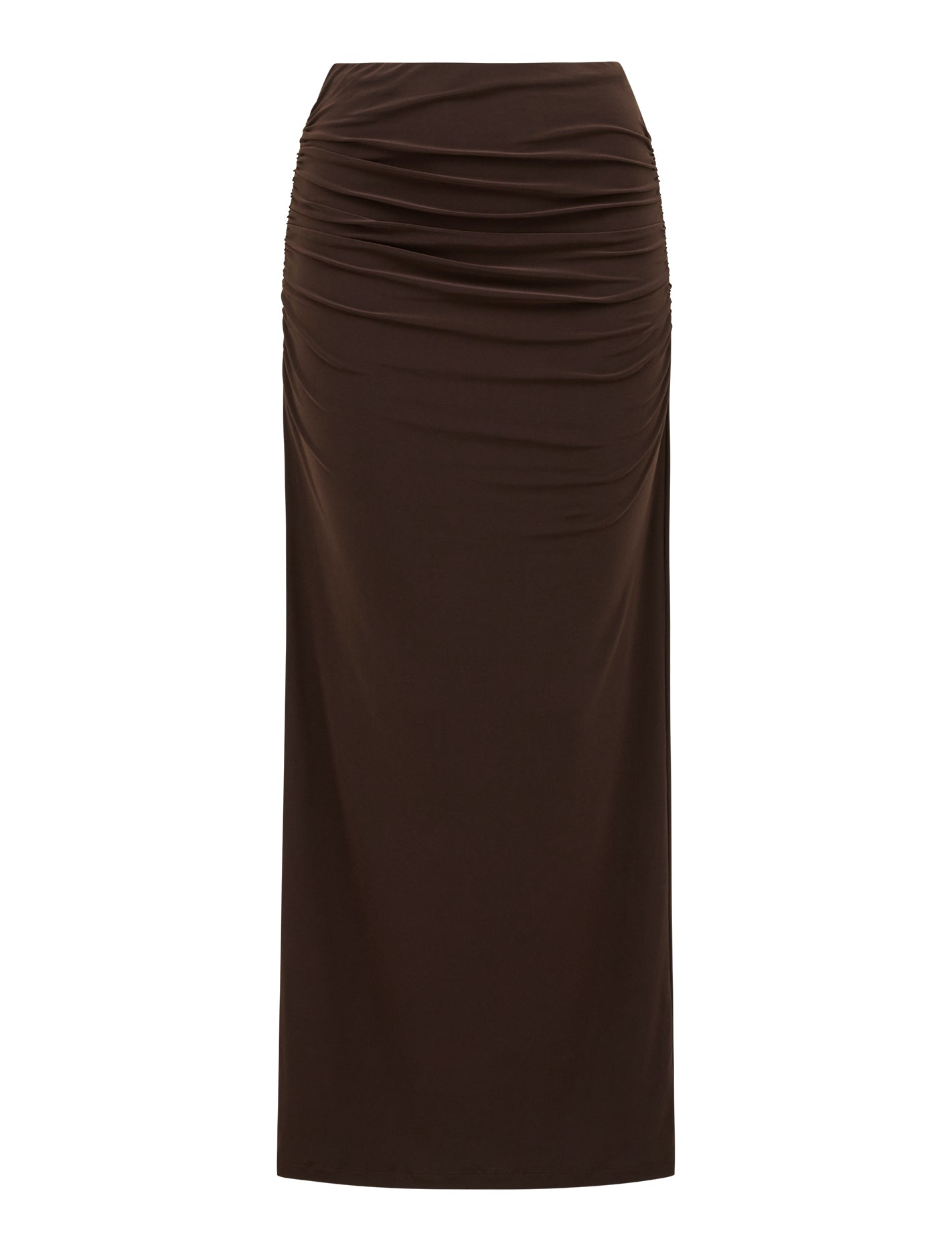 Jazelle Jersey Maxi Skirt Bitter Chocolate Co-ord_mannequin