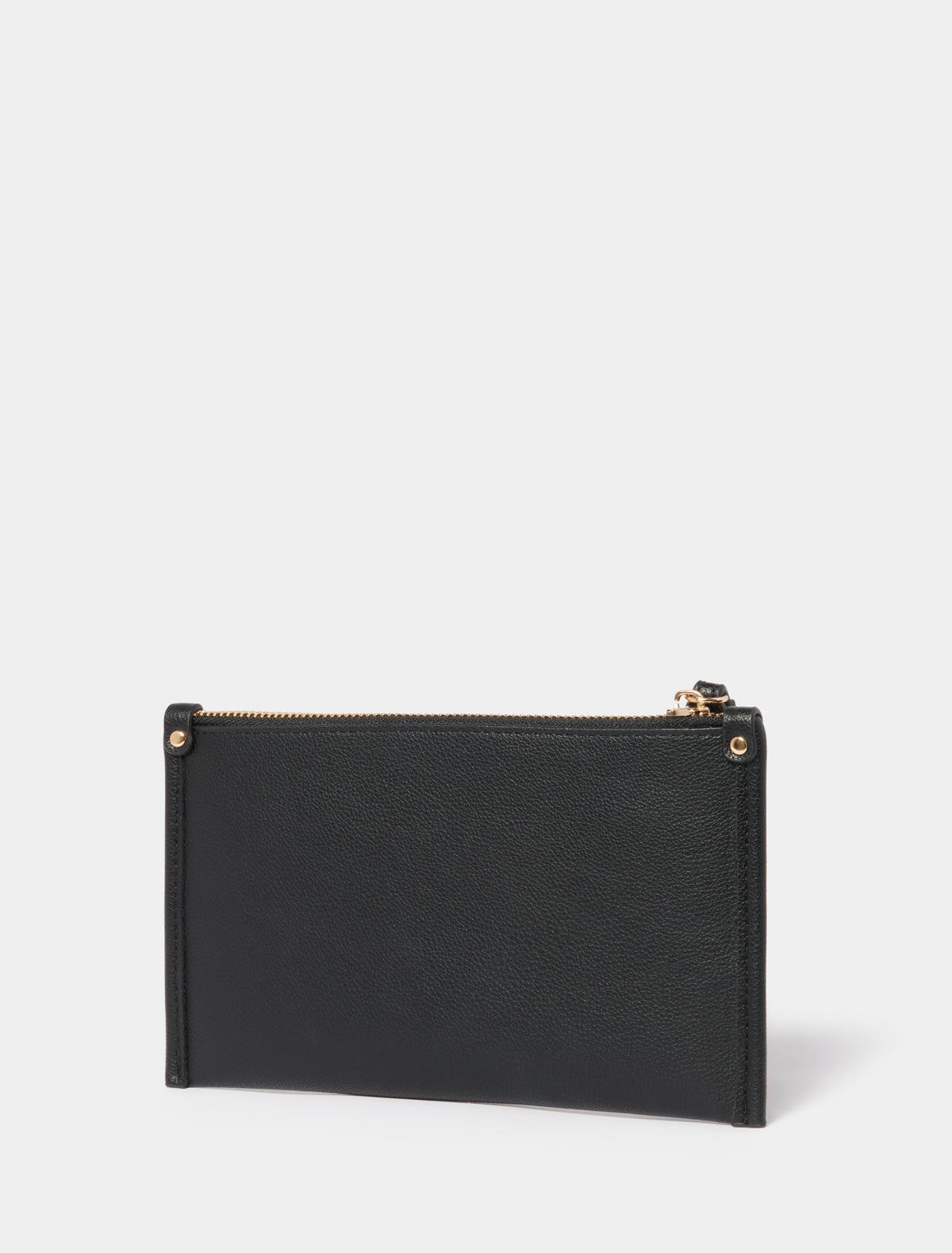 Alannah Logo Wristlet Wallet Black_mannequin