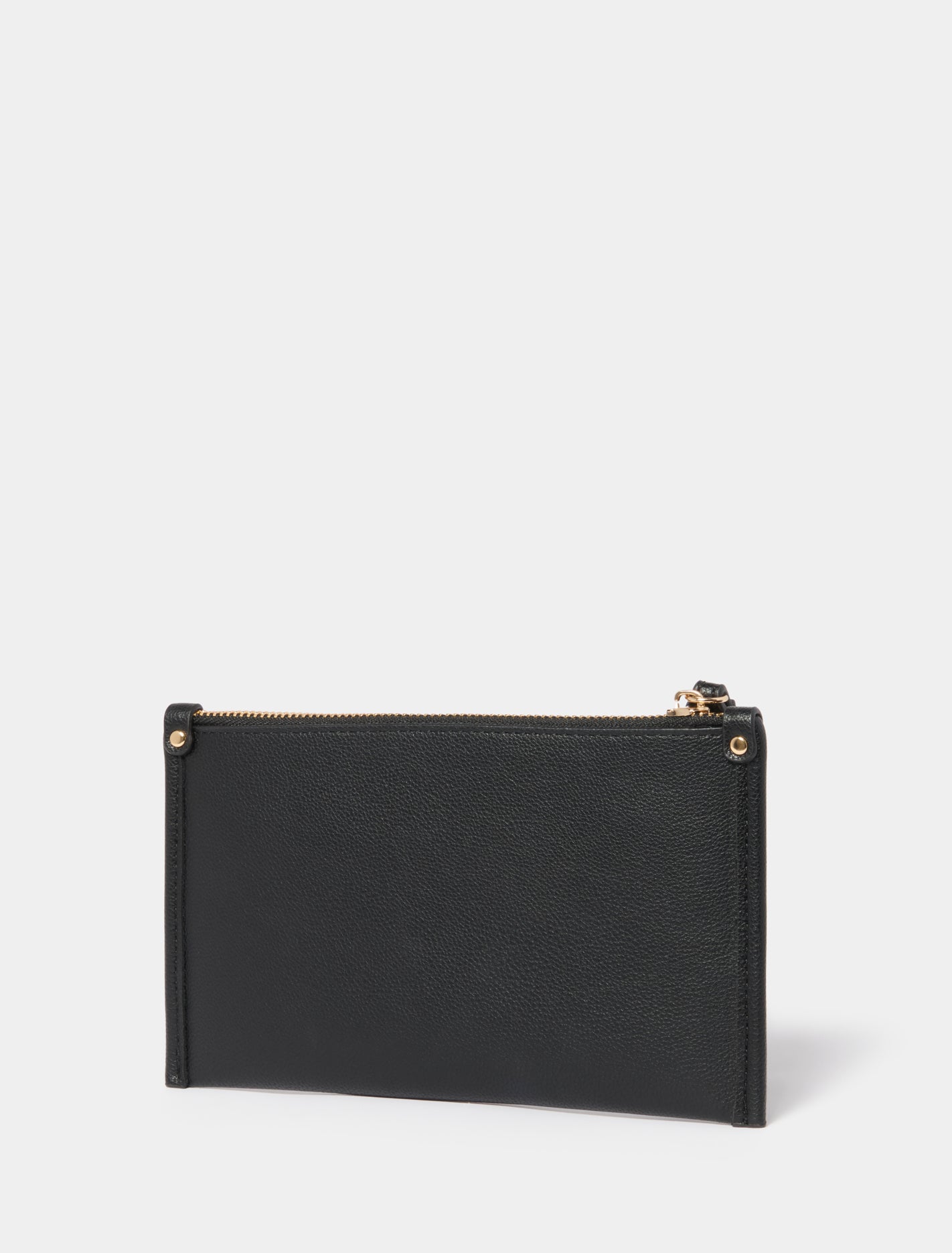Alannah Logo Wristlet Wallet Black_mannequin
