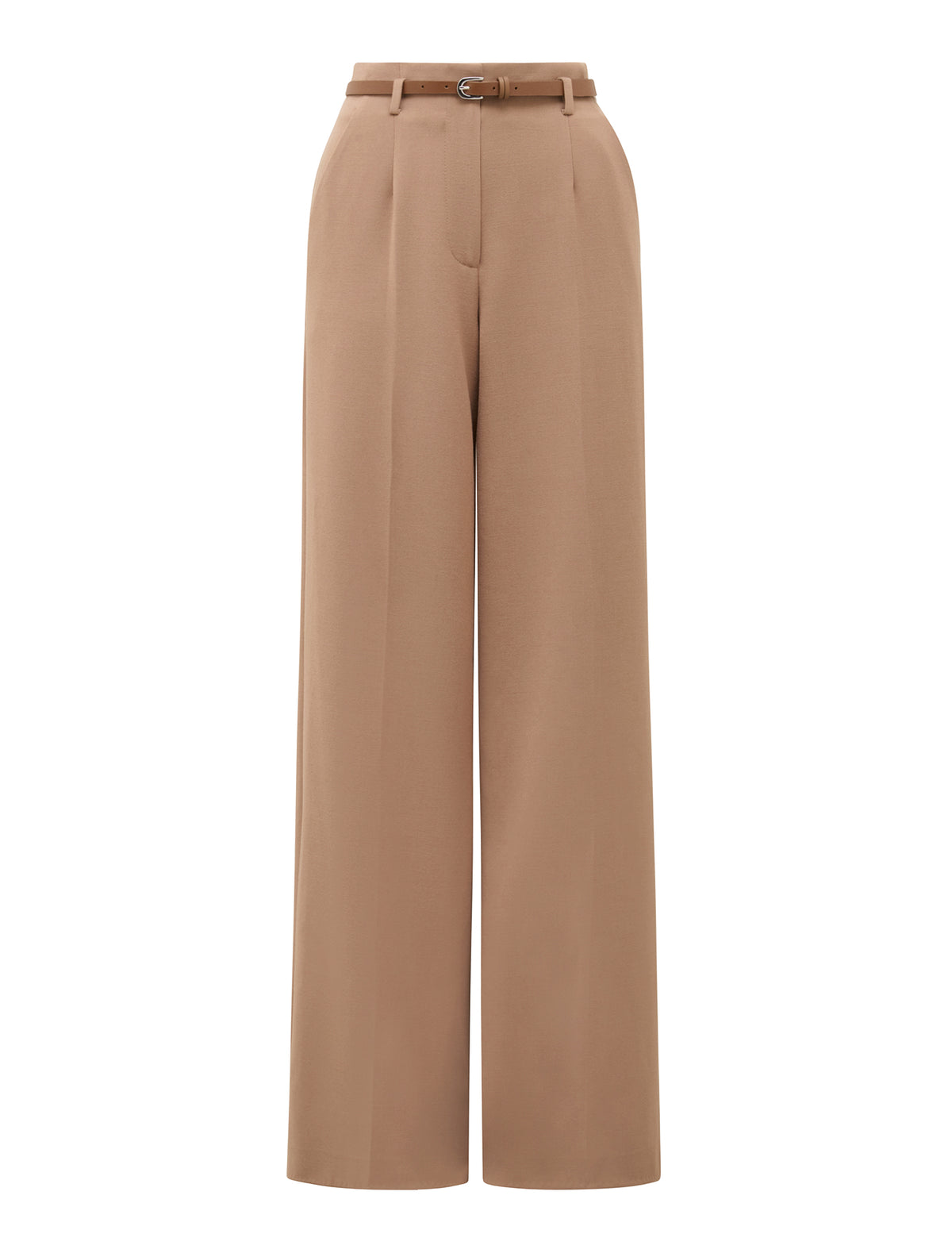 Chantelle Belted Wide Leg Pants Fawn_mannequin