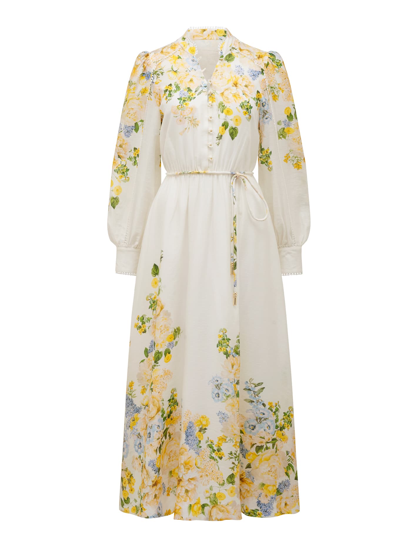 Primrose Trim Detail Midi Dress Empress Floral_mannequin