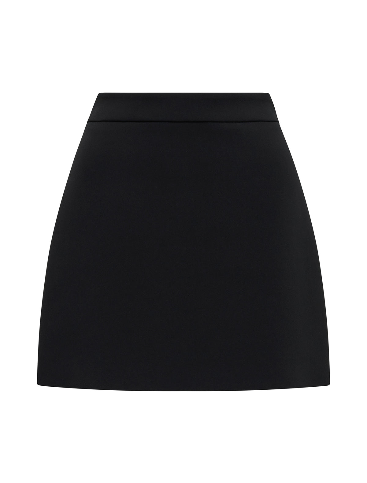 Azura A-Line Mini Skirt Black_mannequin