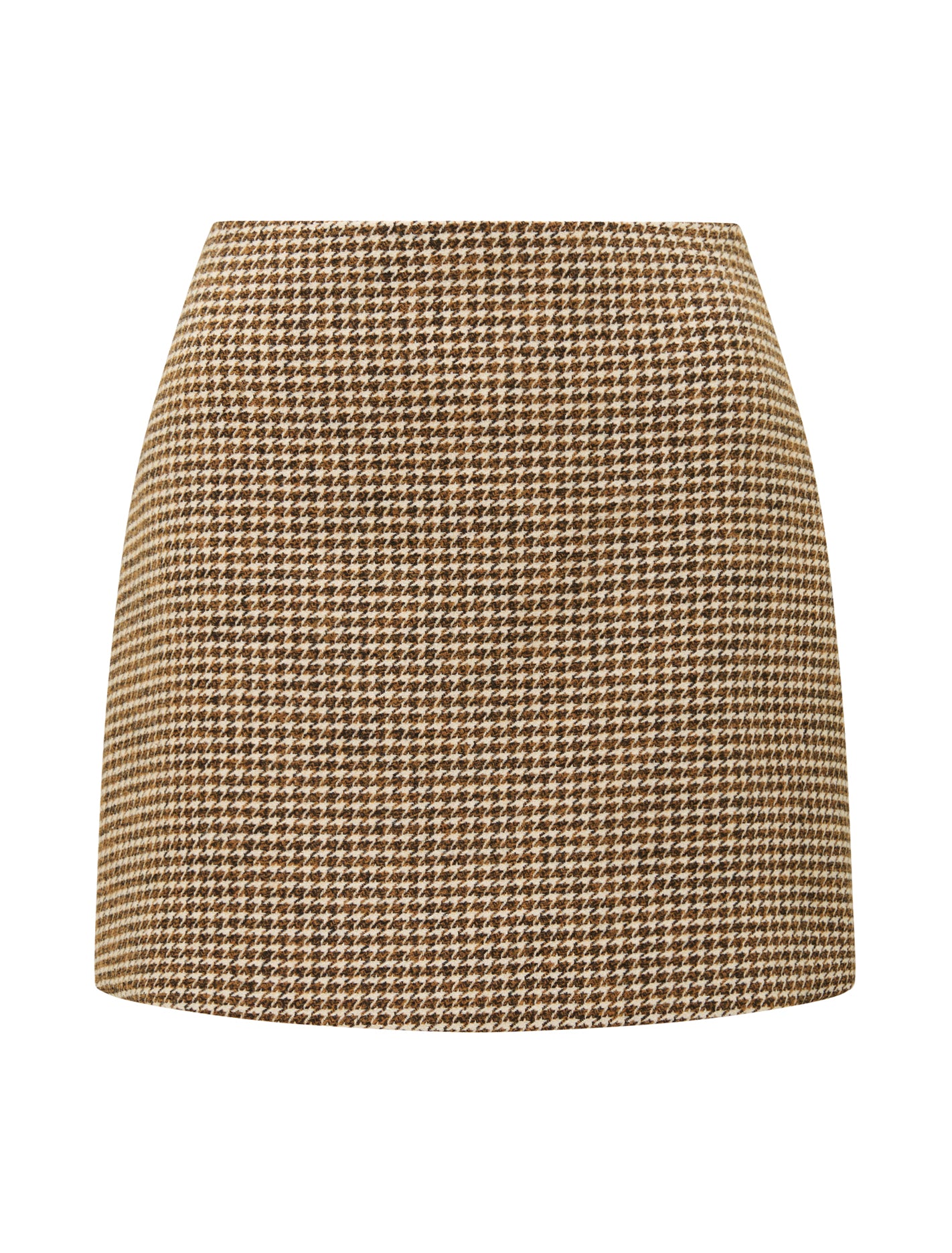 Kaia Check Mini Skirt Mocha Check Set_mannequin