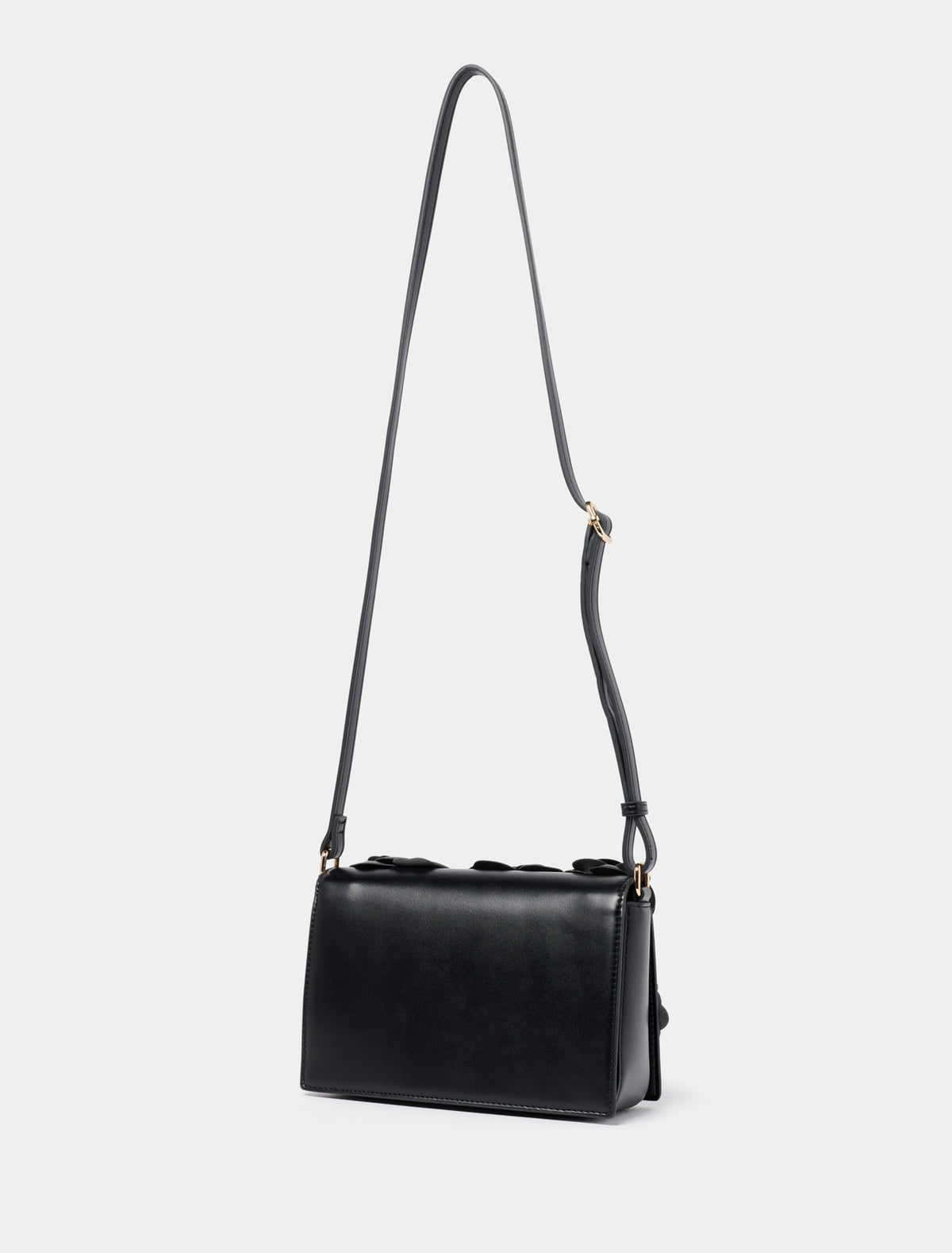 Signature Belle Bloom Flower Bag  Black_mannequin