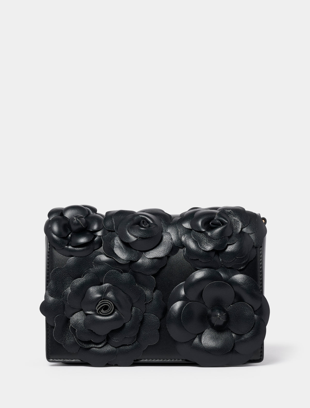 Signature Belle Bloom Flower Bag  Black_mannequin
