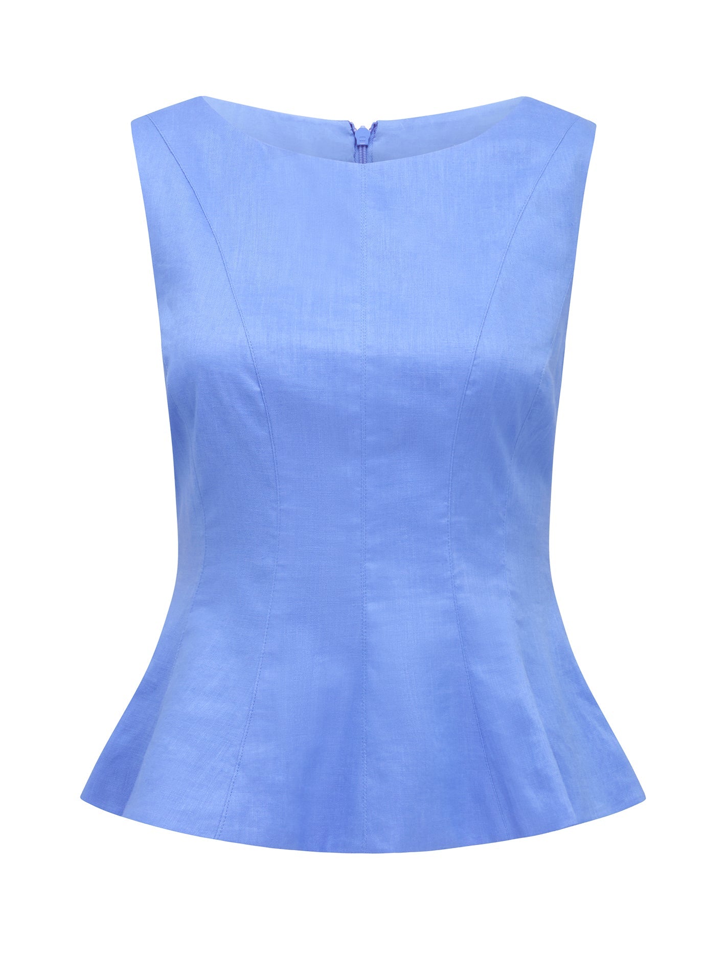 Penny Peplum Top Blue Lake Co-ord_mannequin