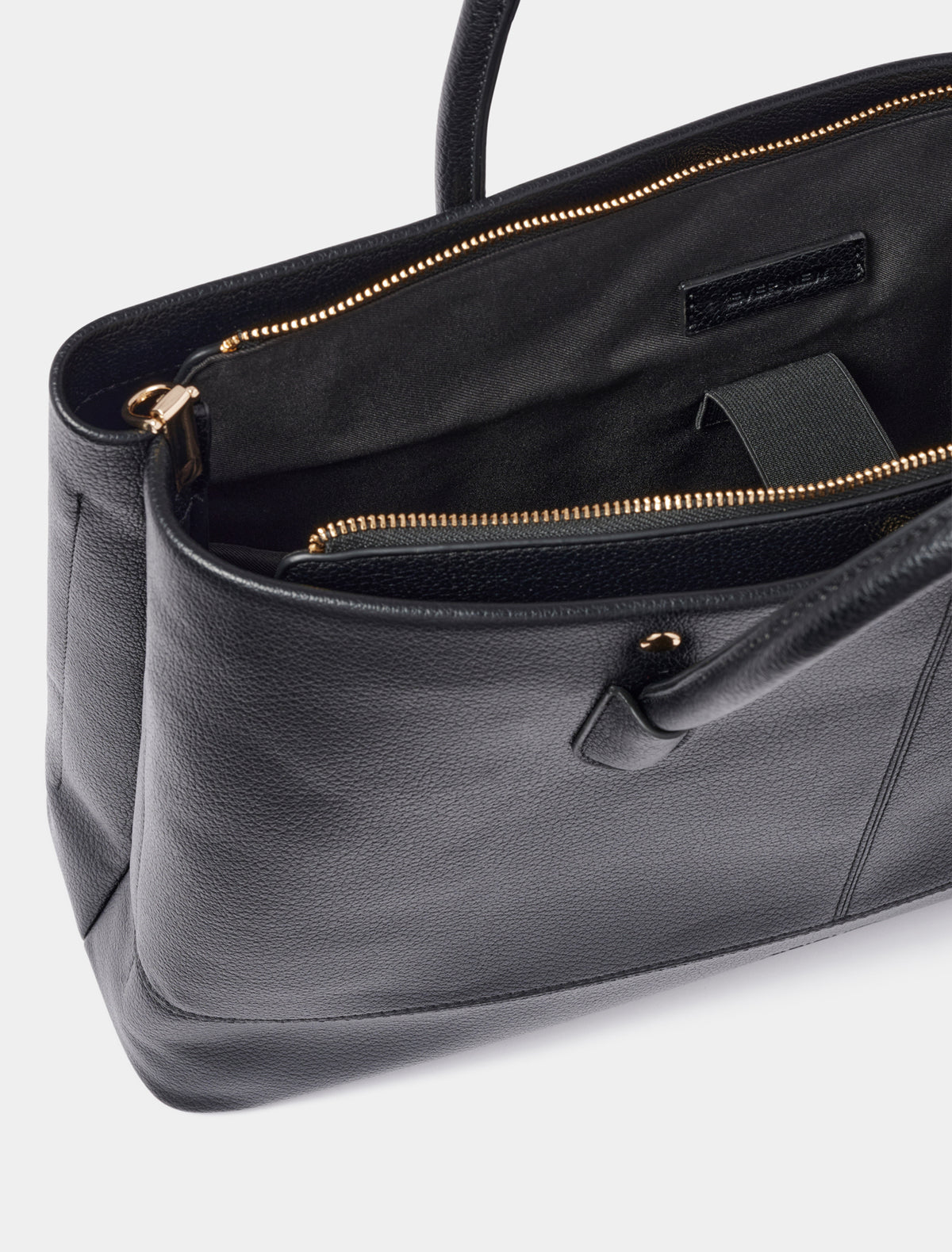 Rhea Laptop Tote Black_mannequin
