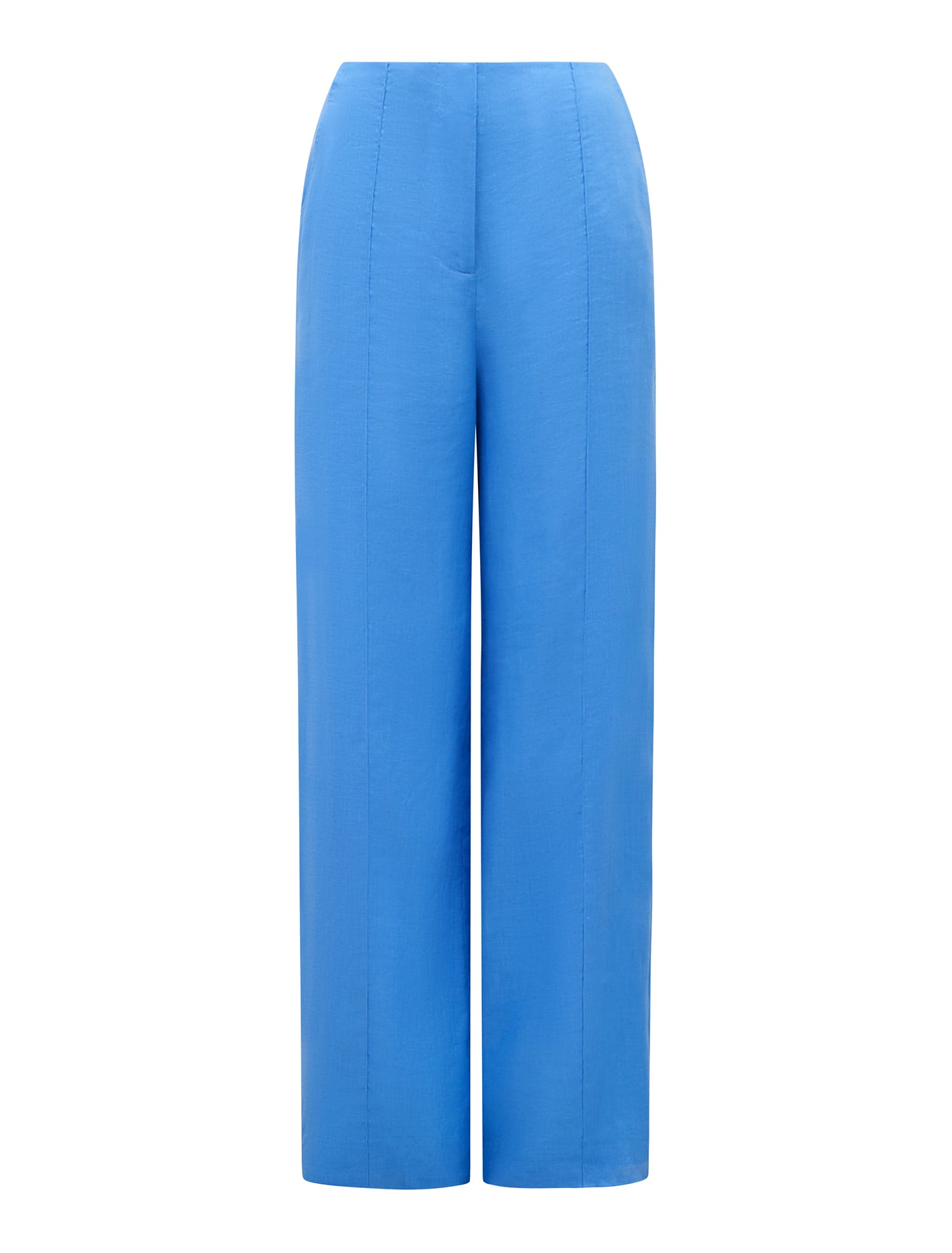 Penny Linen Wide Leg Pant Blue Lake Co-ord_mannequin