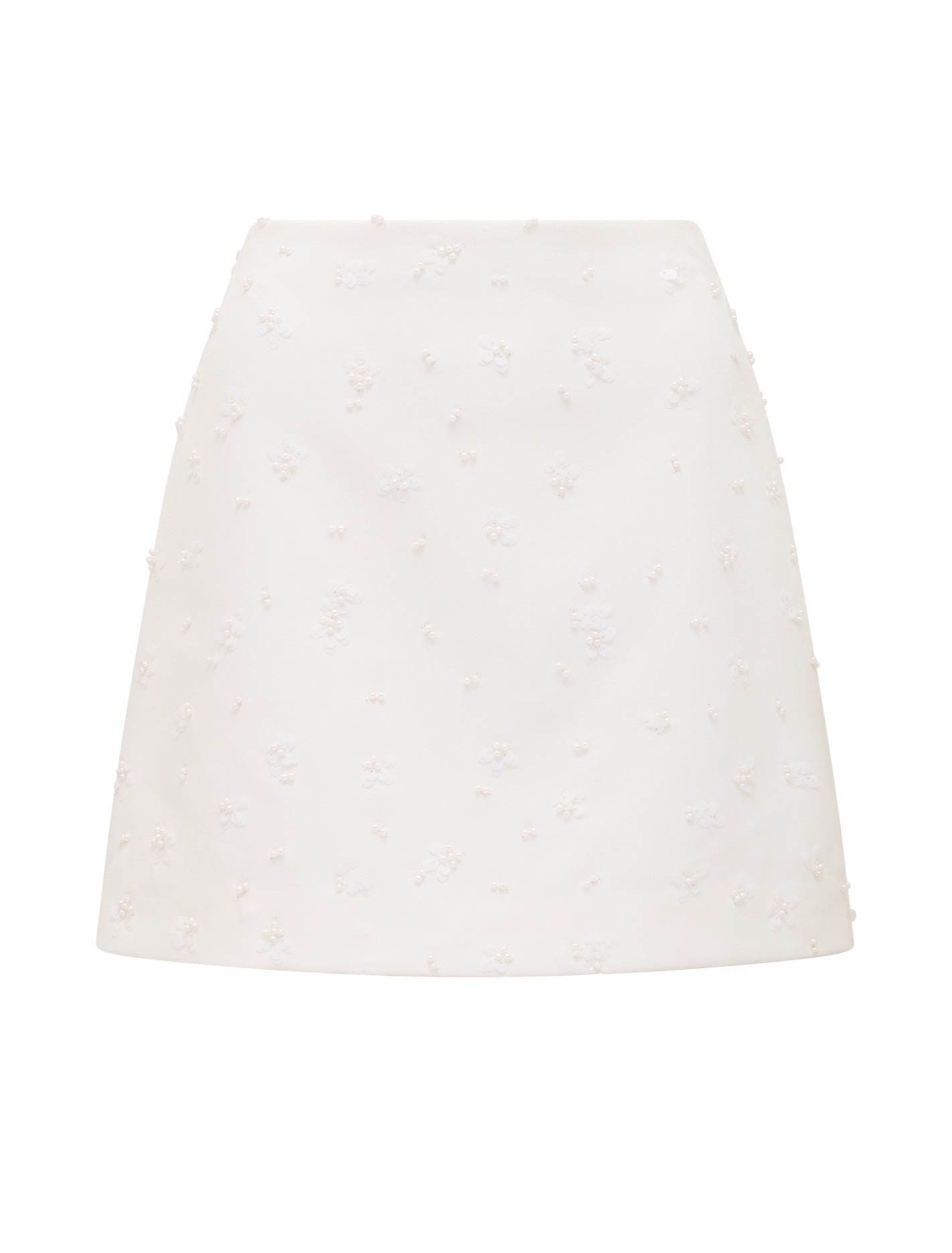 Margot Embellished Mini Skirt Porcelain Co-Ord_mannequin