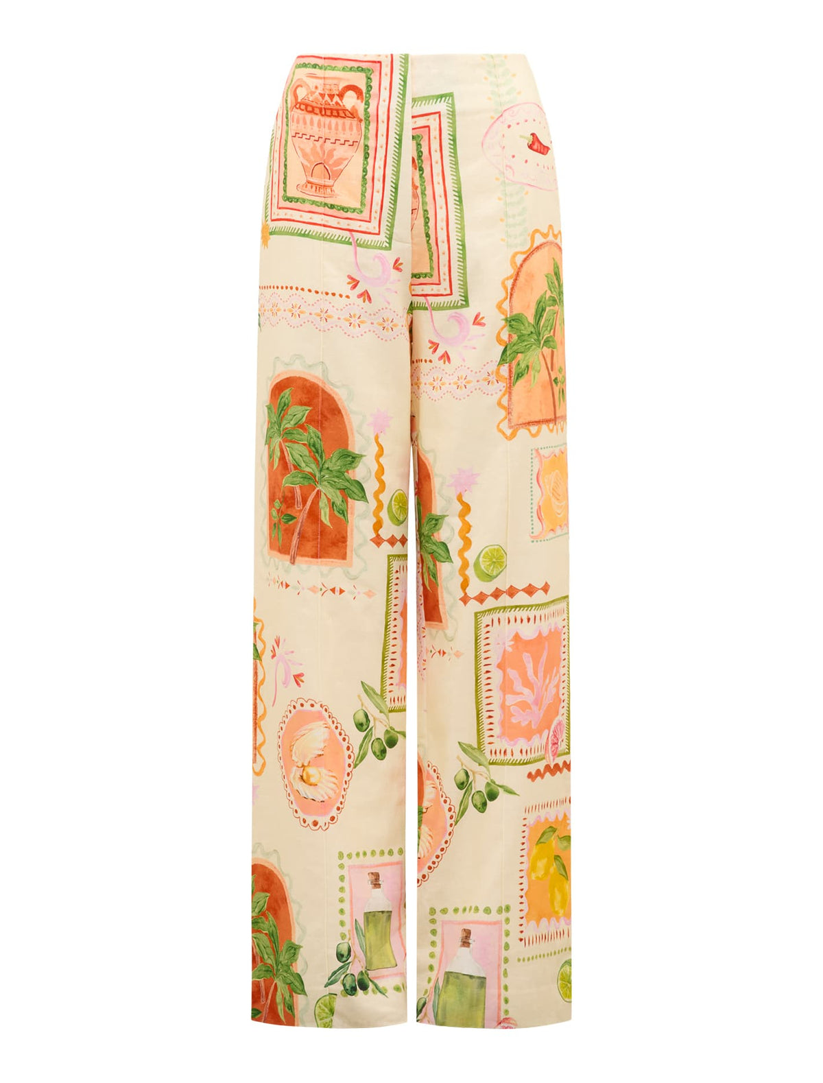 Ola Linen Wide Leg Pants Almada Co-ord_mannequin