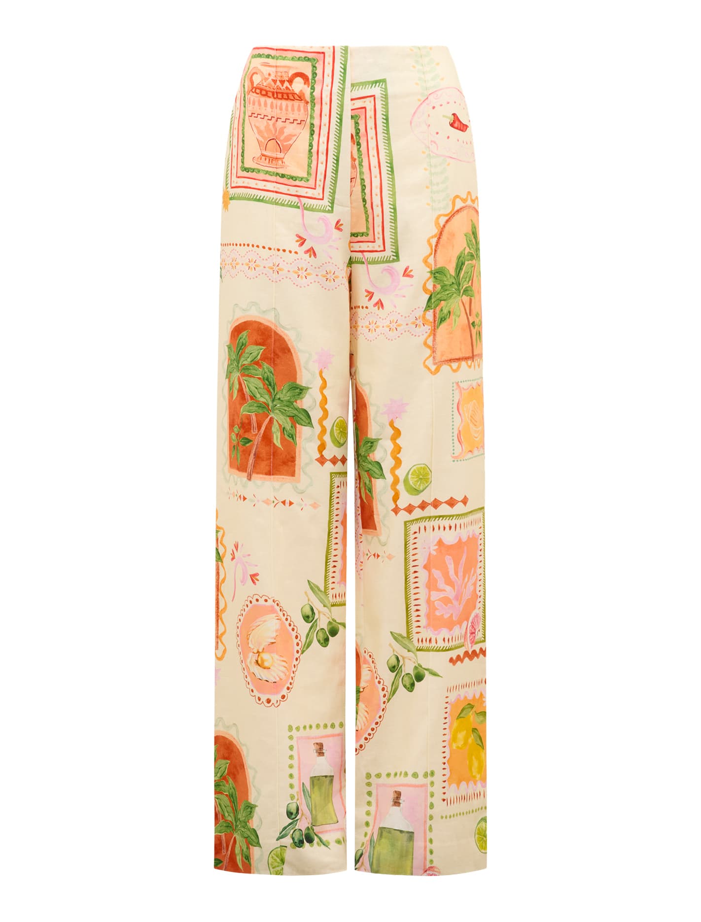 Ola Linen Wide Leg Pants Almada Co-ord_mannequin