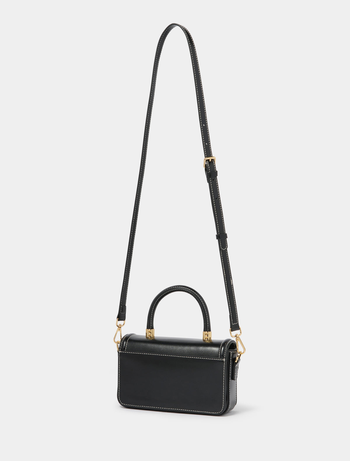Percy Mini Lock Top Handle Black_mannequin