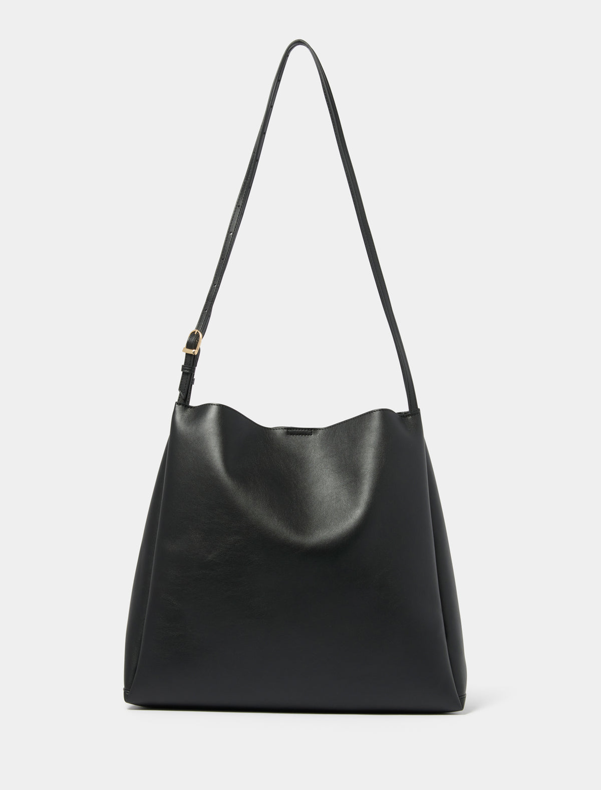 London Large Slouch Tote Black_mannequin